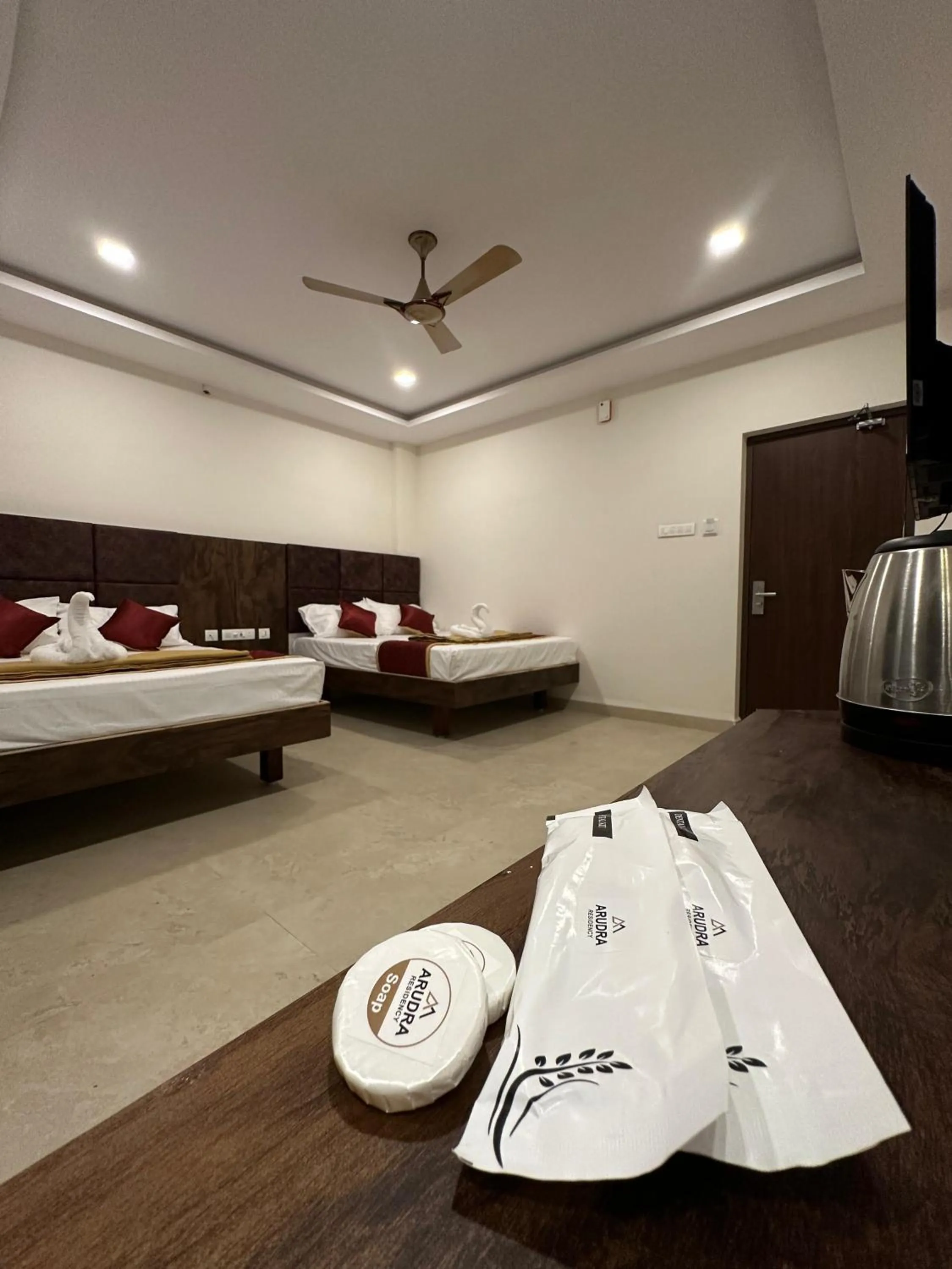 Bed in Arudra Residency