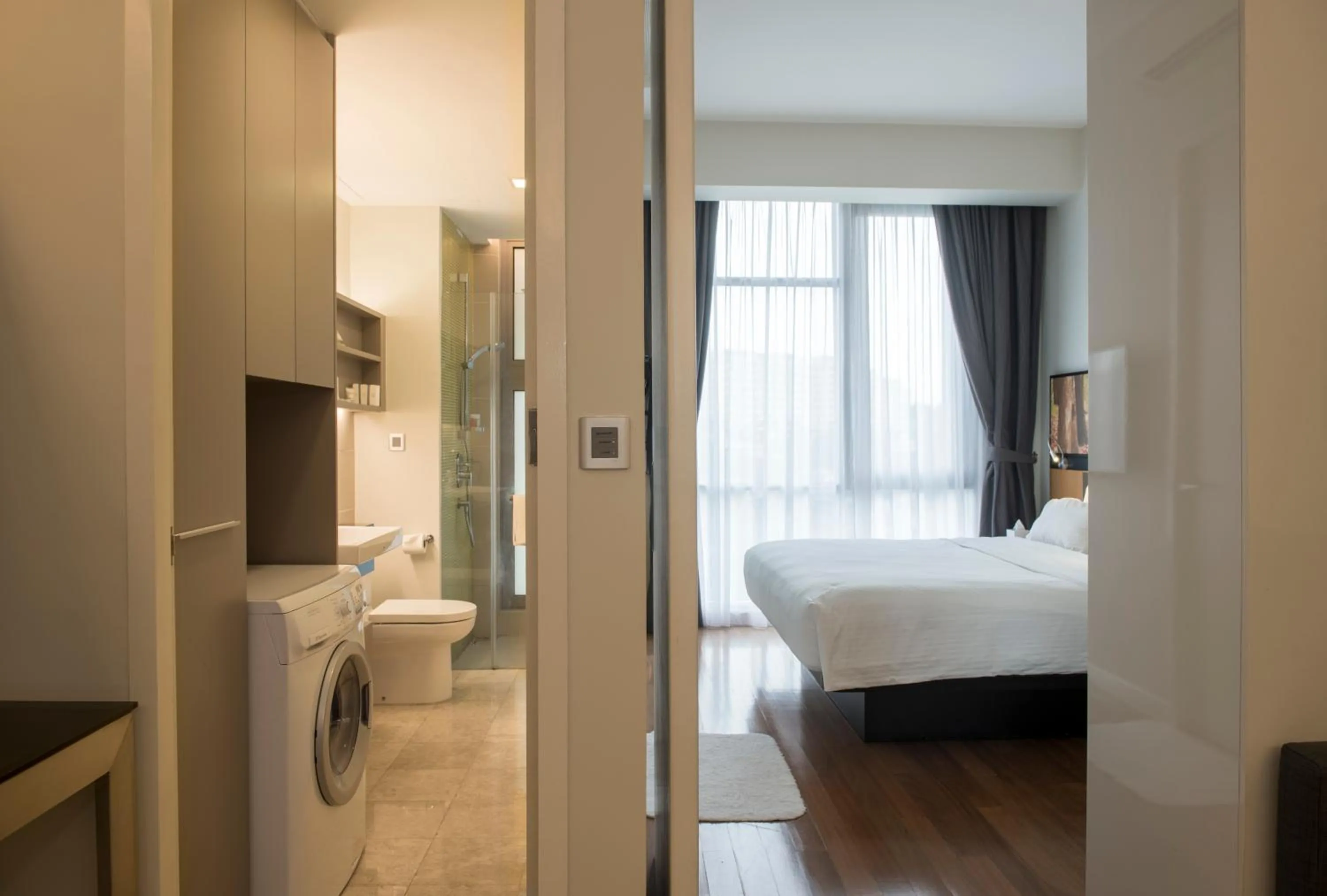 Bathroom, Bed in The Signature Hotel & Serviced Suites Kuala Lumpur