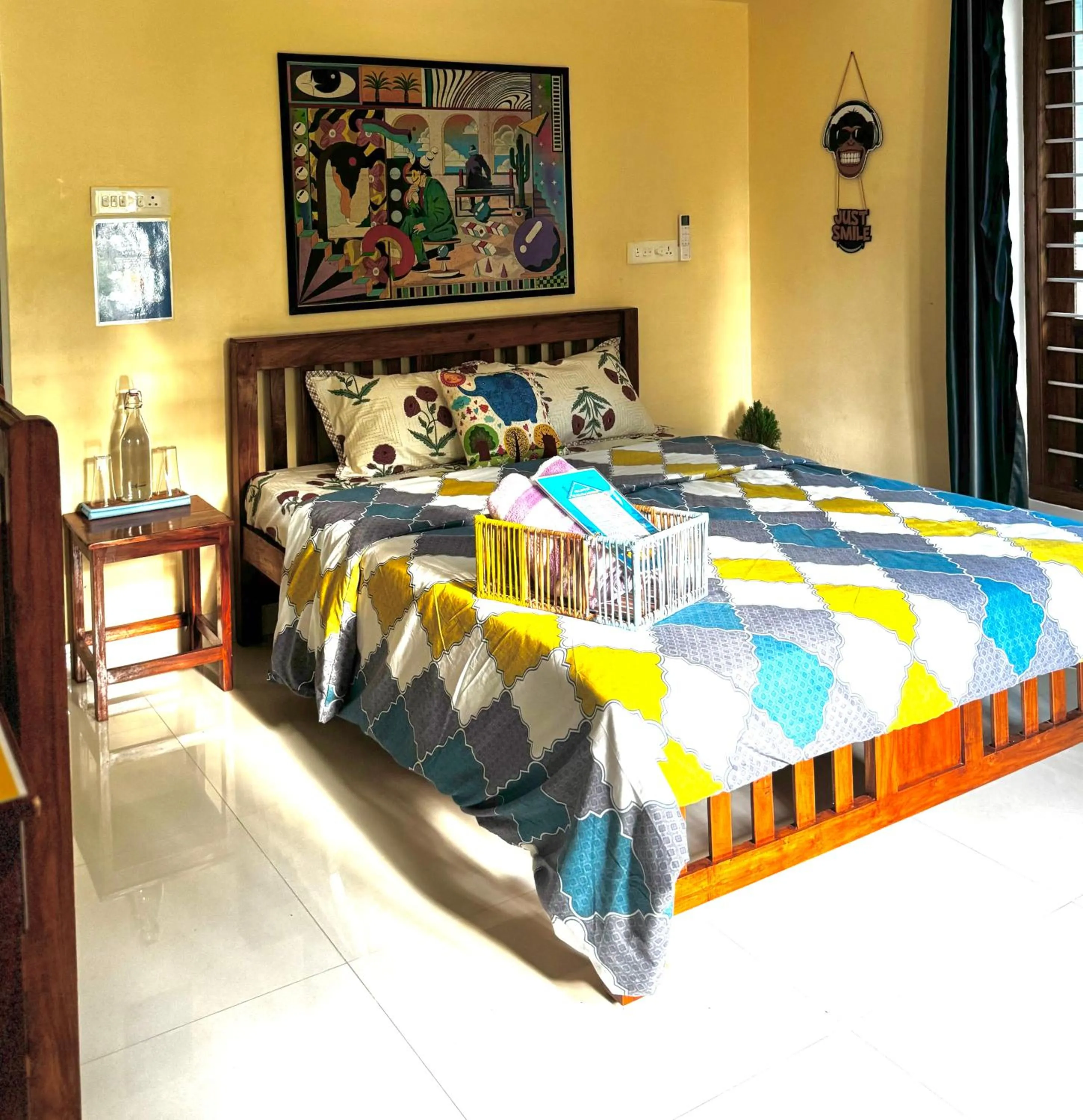 Bed in The Yellow Submarine