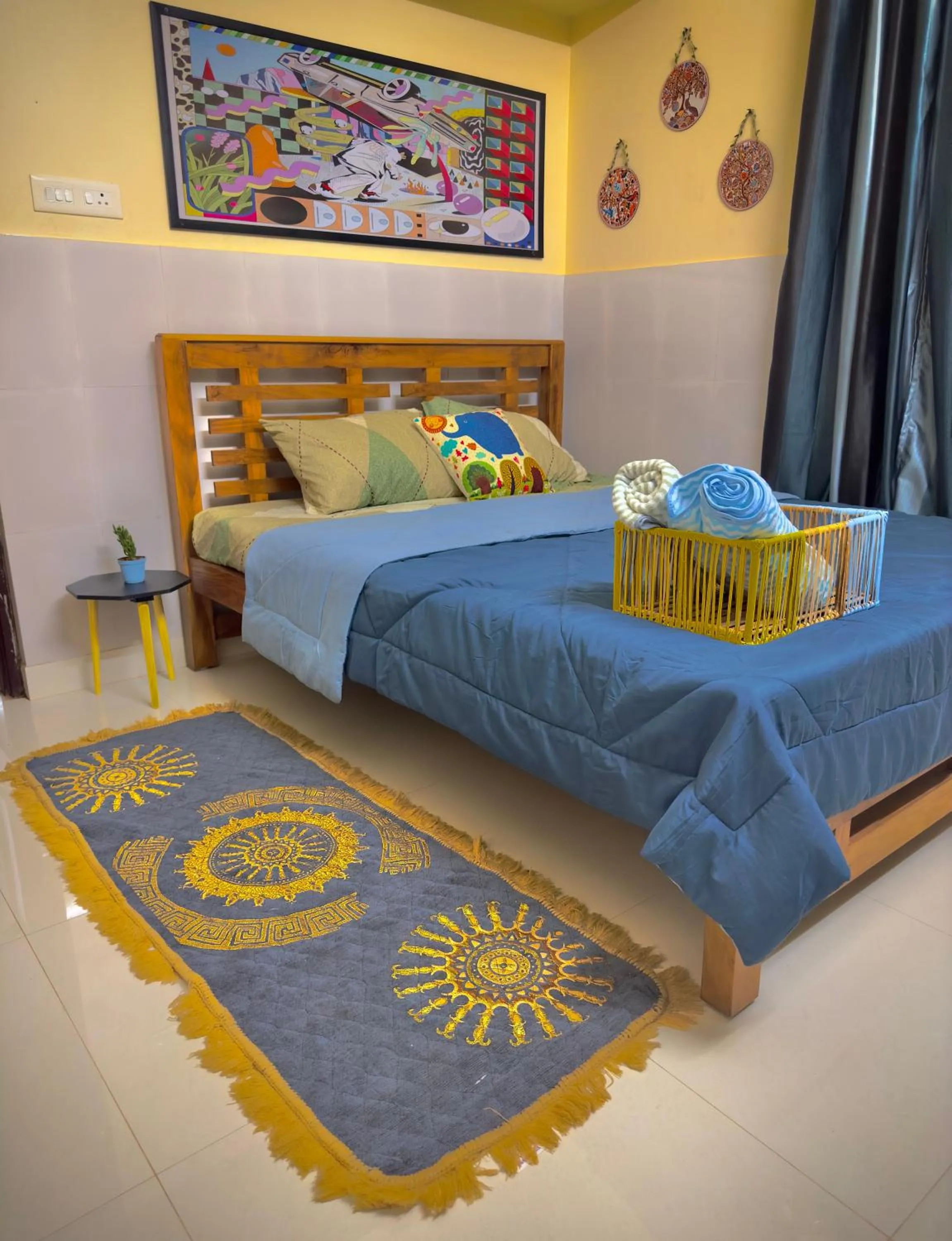 Bed in The Yellow Submarine