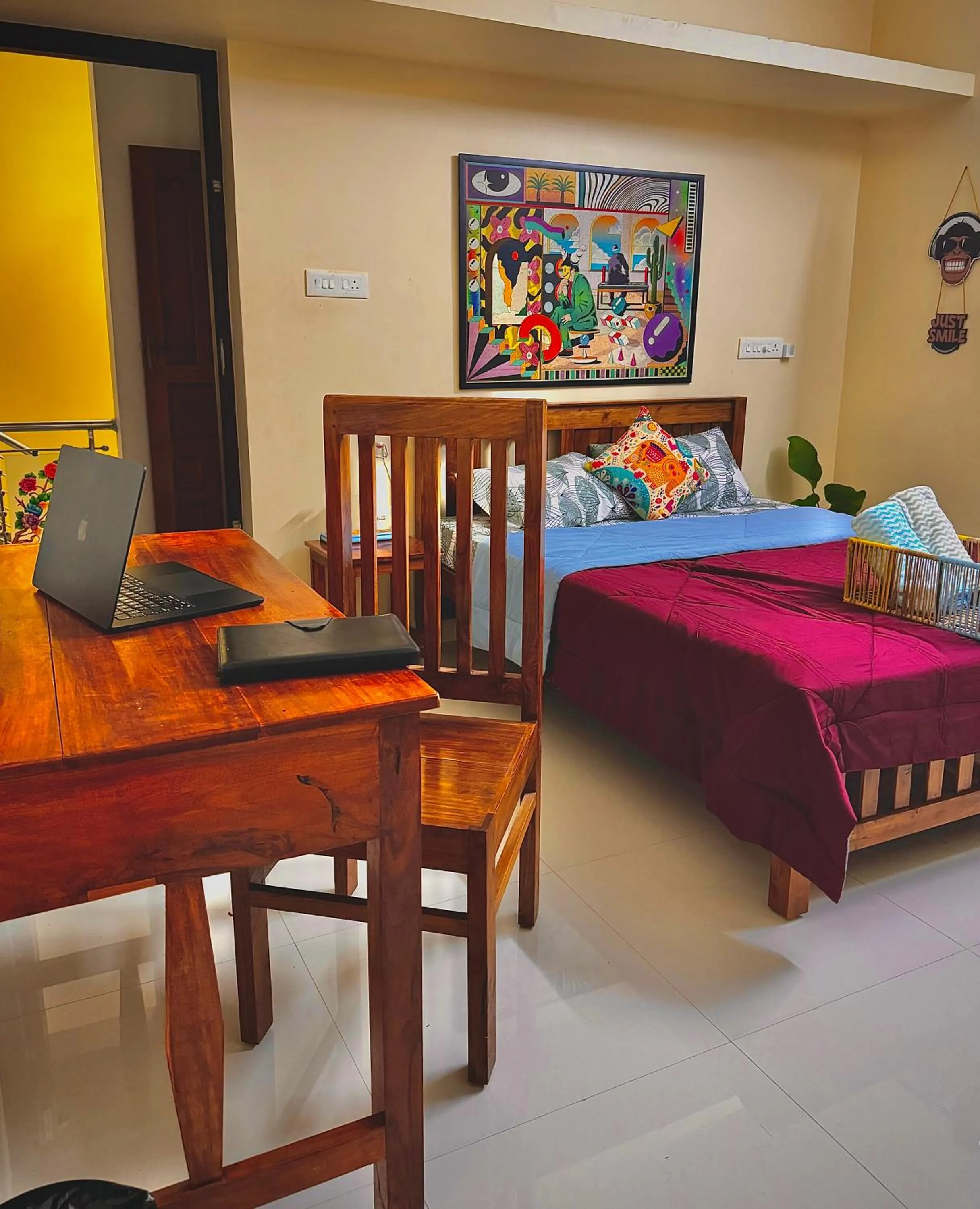 Bed in The Yellow Submarine