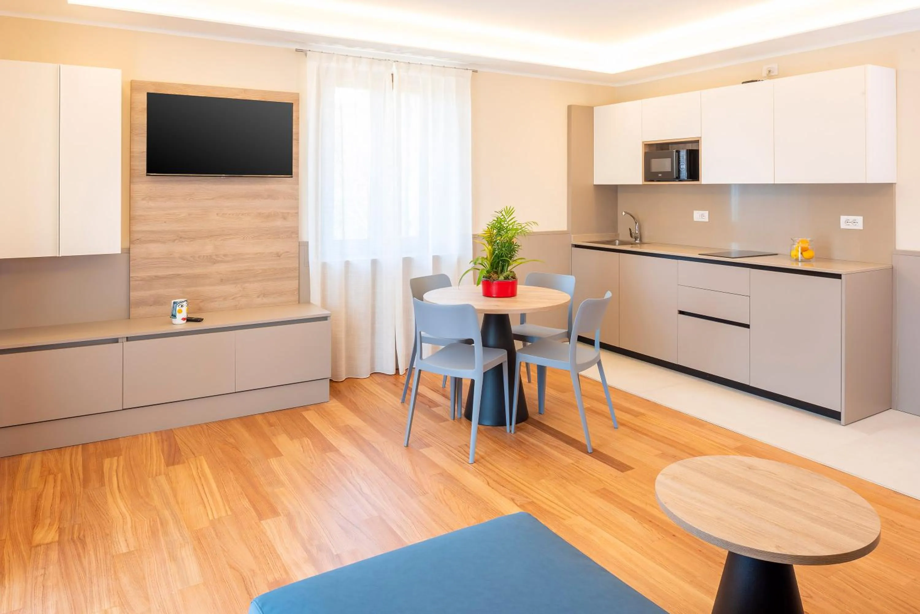 Kitchen or kitchenette in Sporthotel Olimpo