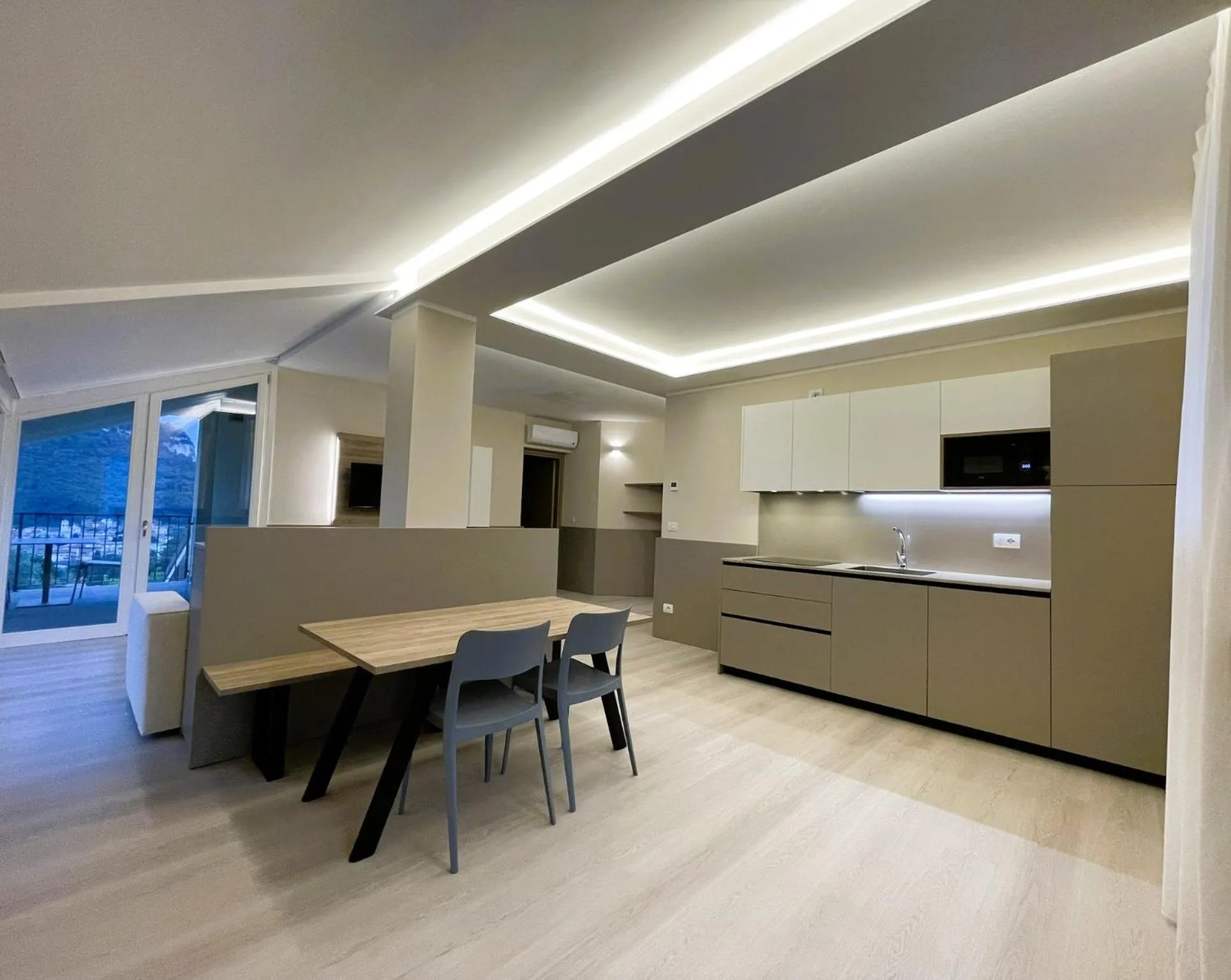 Kitchen or kitchenette in Sporthotel Olimpo
