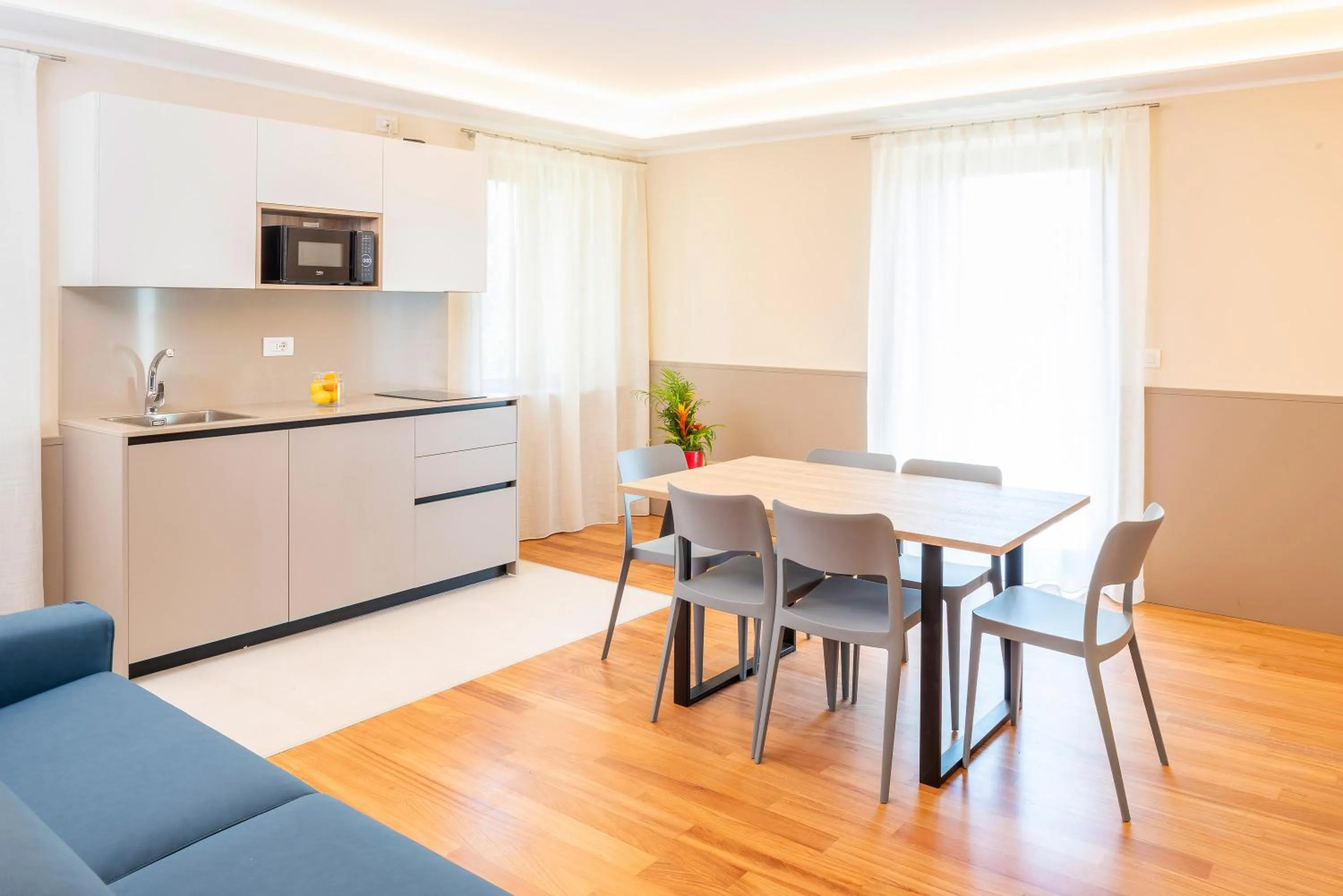 Kitchen or kitchenette in Sporthotel Olimpo