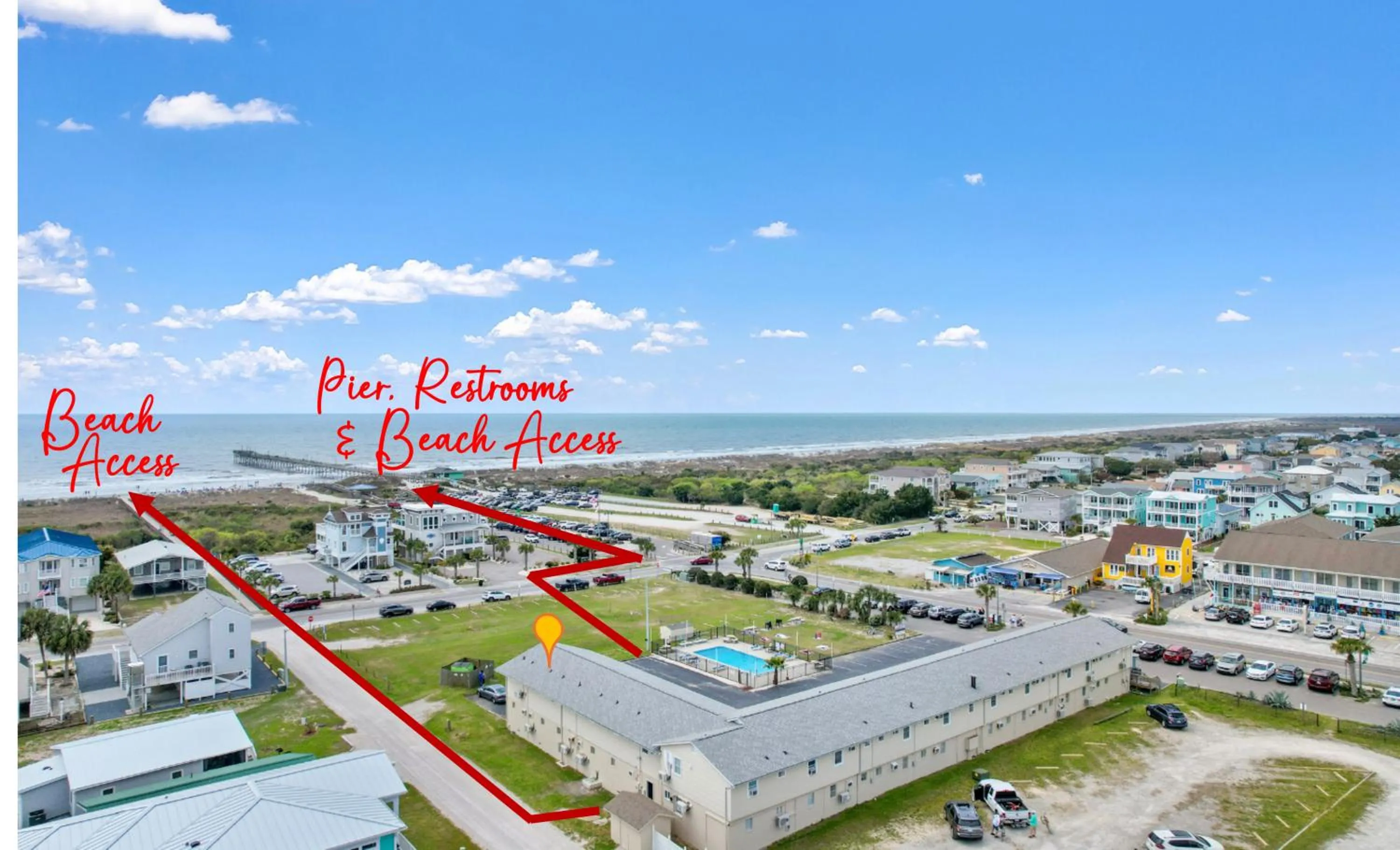ON ISLAND Ocean View Beachy Studio in Campy 1970s Converted Motel
