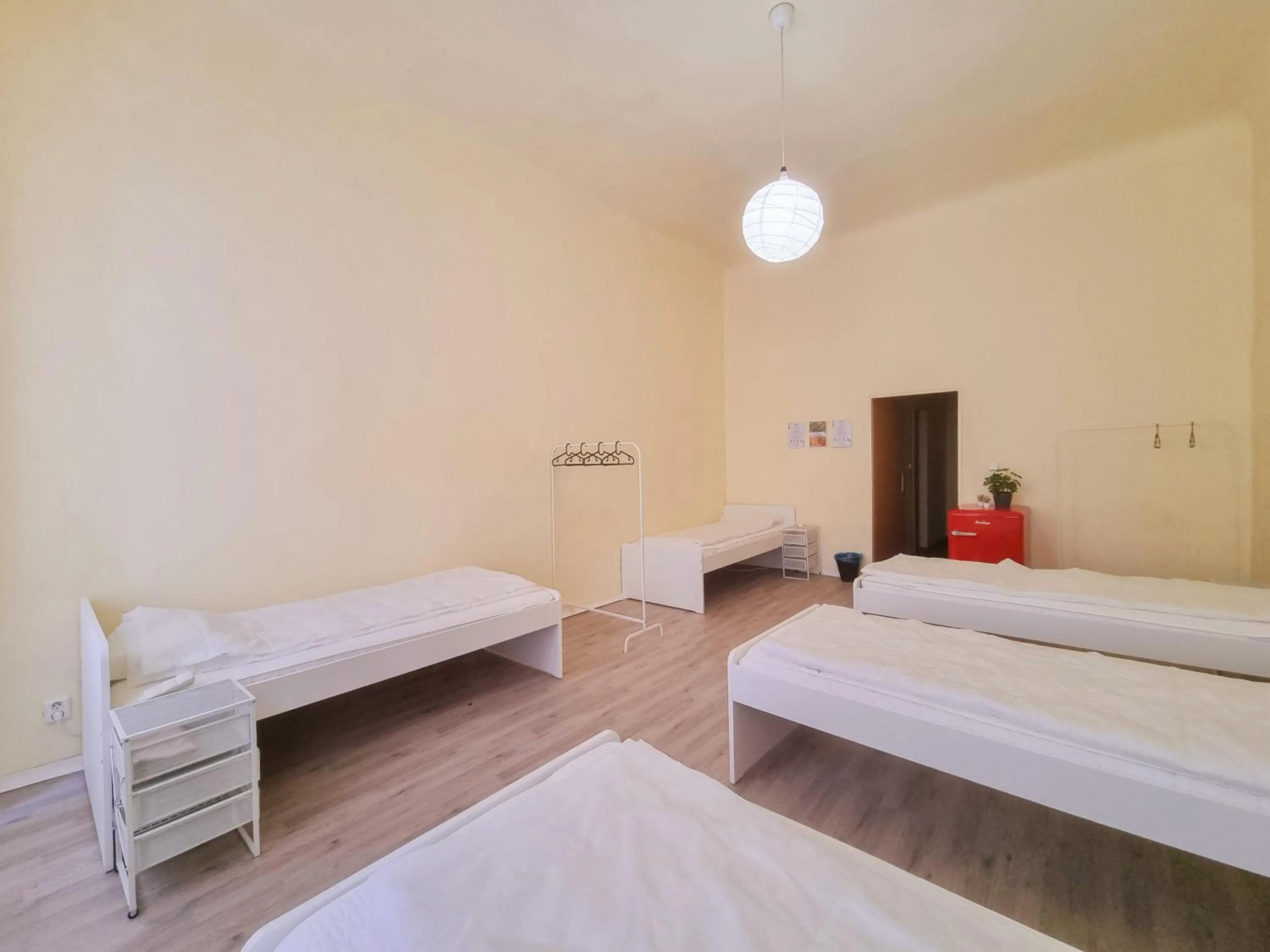 Single Bed in Female Dormitory Room in Korea town