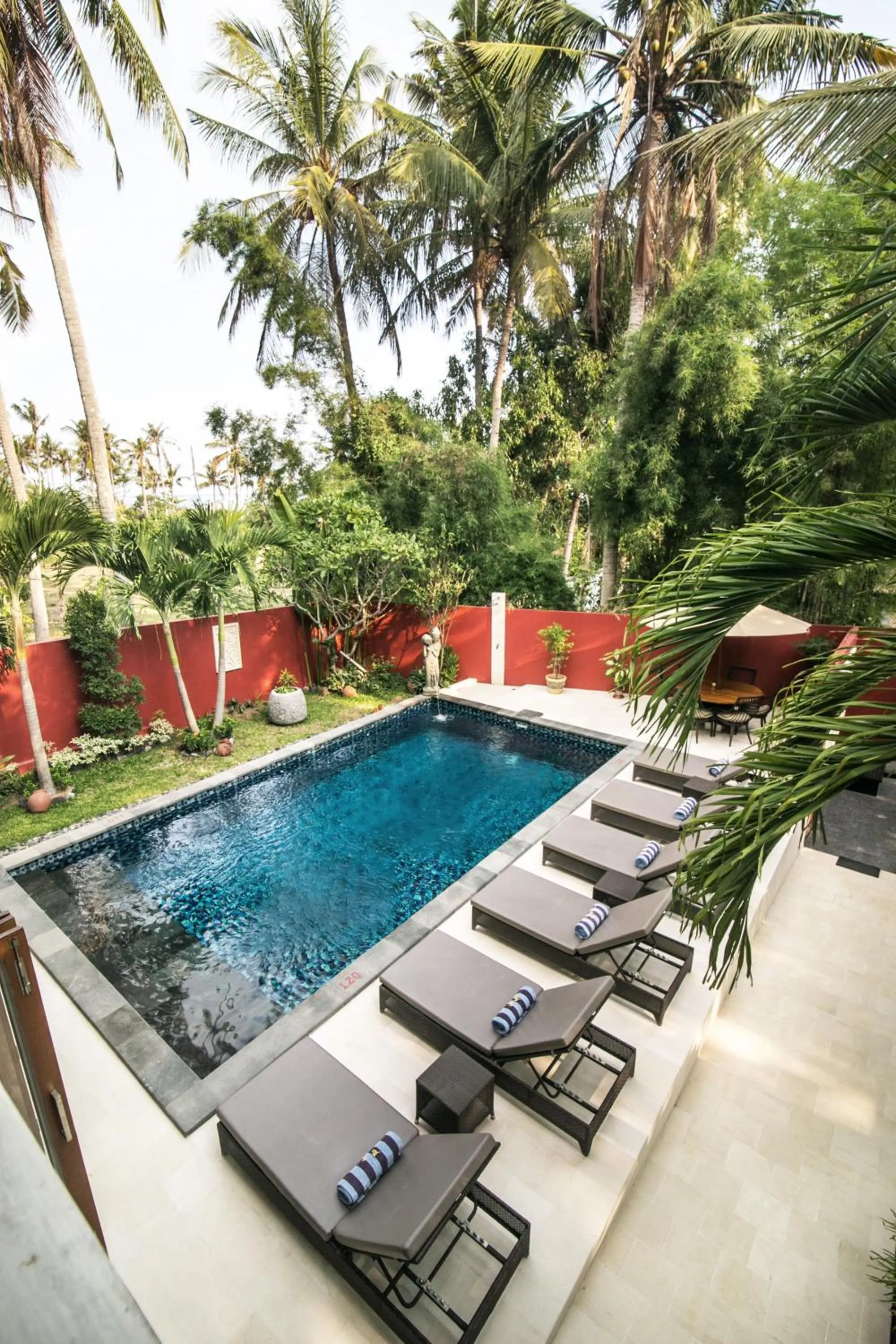 Pool view in CASA MIMBA - Seaview Private Pool Villa Padangbai