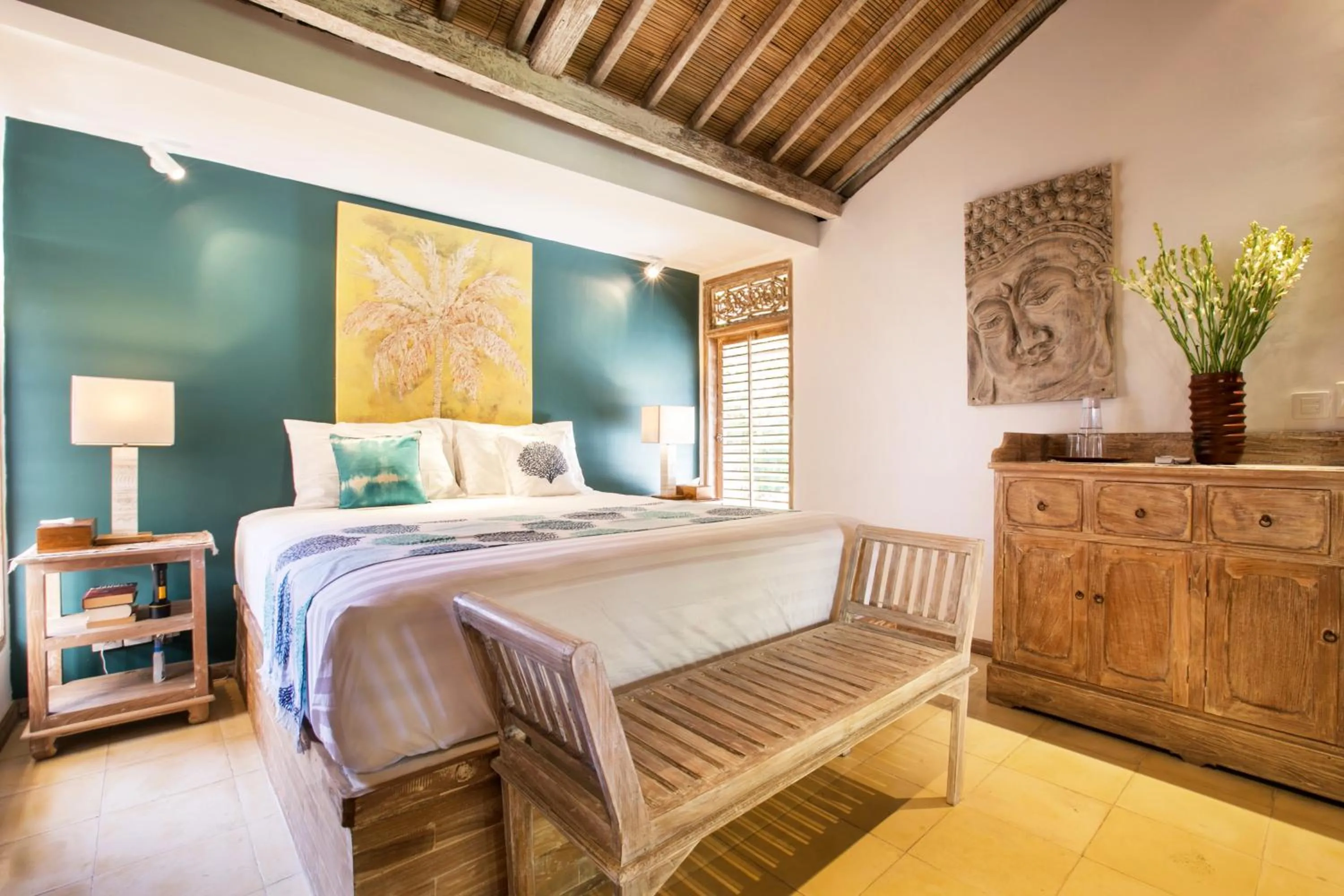 Bedroom, Bed in CASA MIMBA - Seaview Private Pool Villa Padangbai