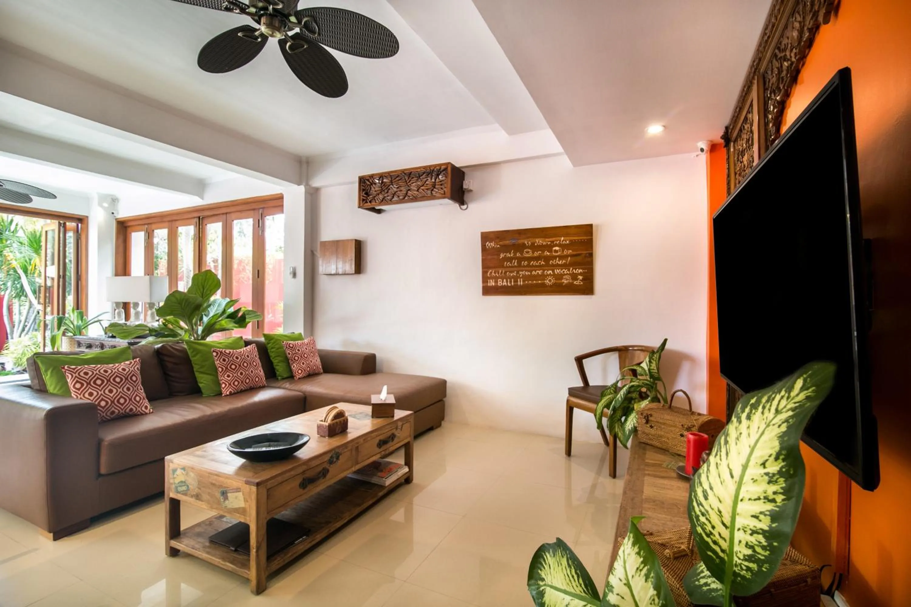 Living room in CASA MIMBA - Seaview Private Pool Villa Padangbai
