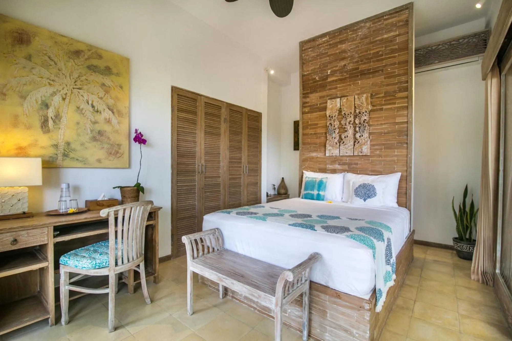 Bedroom, Bed in CASA MIMBA - Seaview Private Pool Villa Padangbai