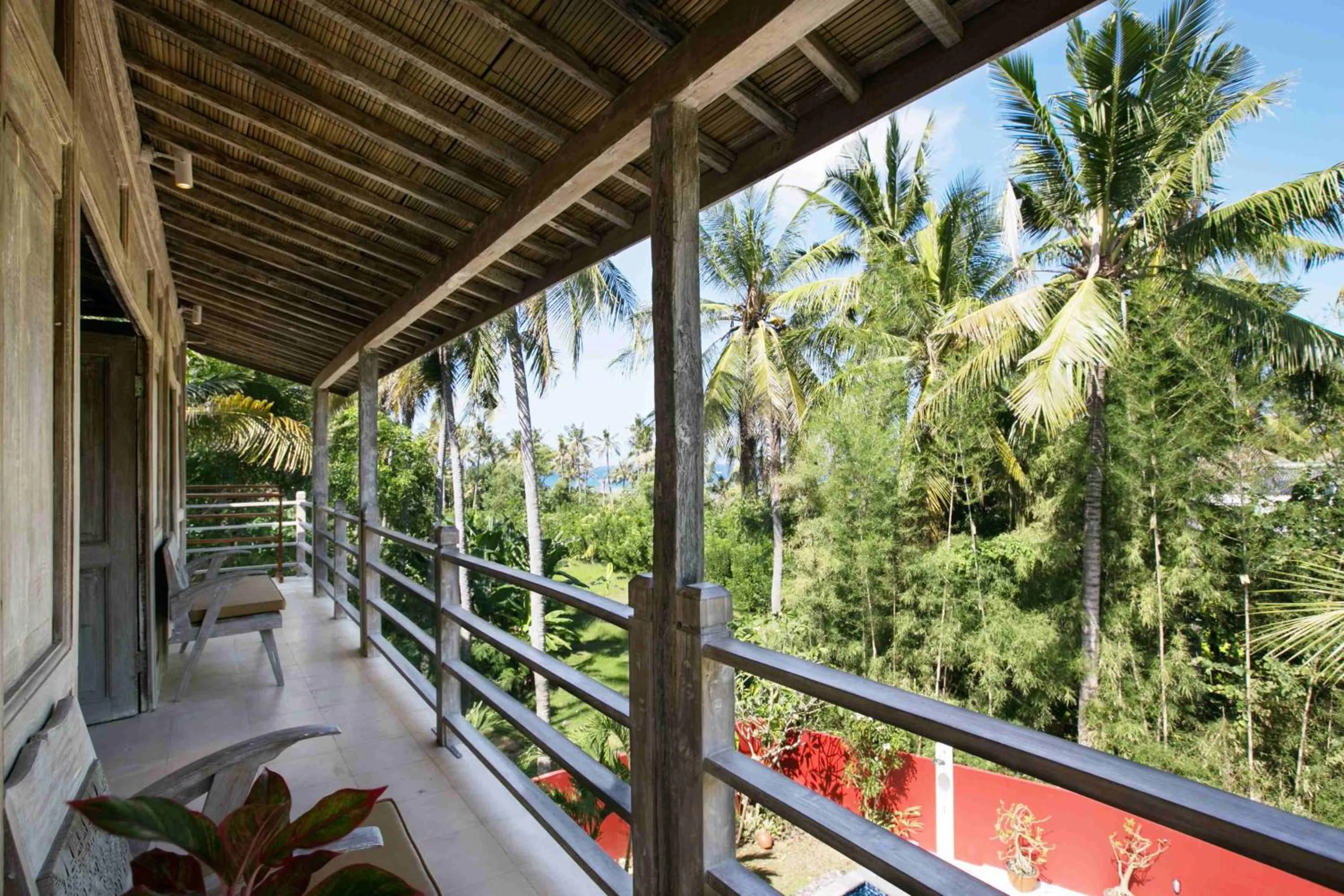 Balcony/Terrace in CASA MIMBA - Seaview Private Pool Villa Padangbai
