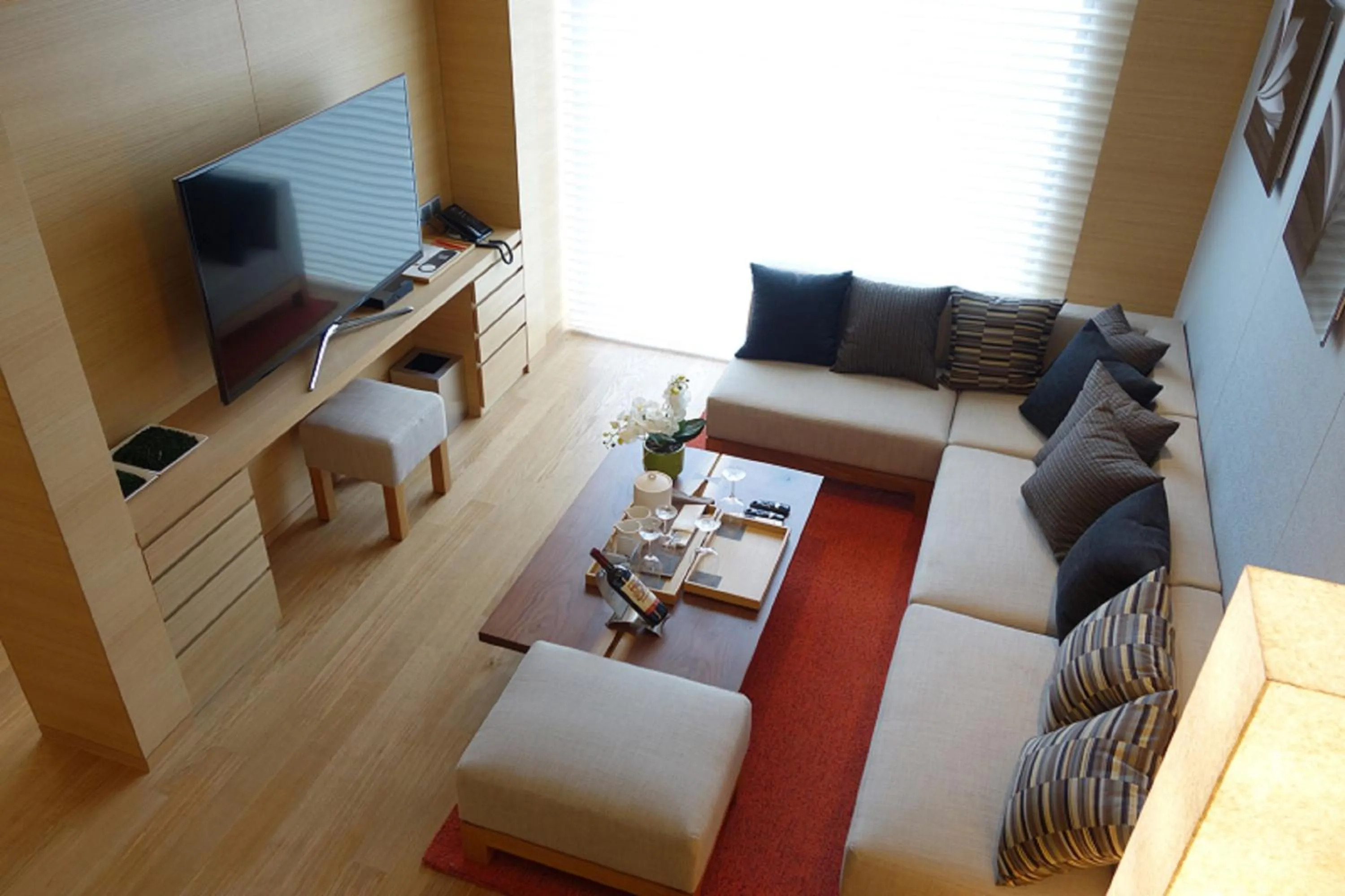 Seating Area in Borjomi Boutique Seoul Hotel