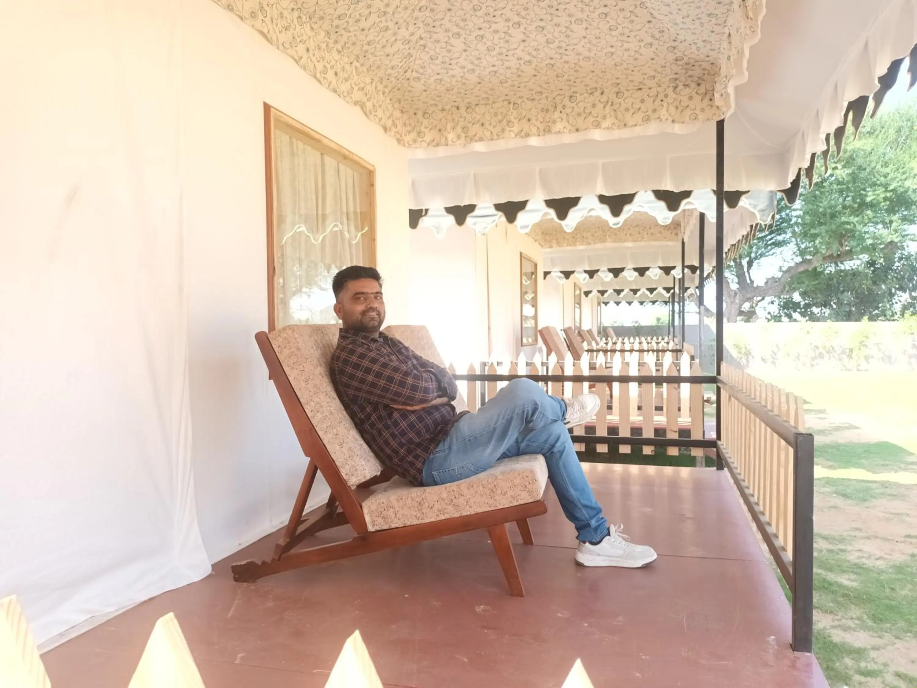 Balcony/Terrace in Braham Vatika Resort