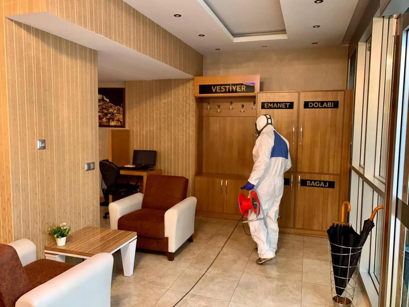 Lobby or reception in Adana Yukselhan Hotel