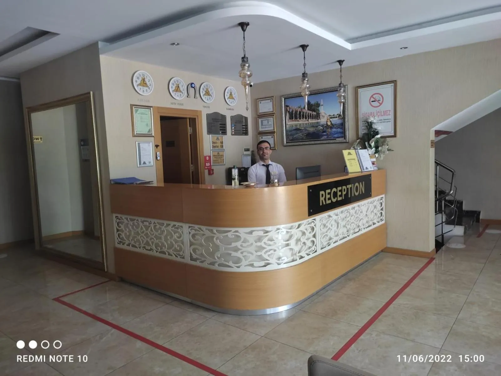 Lobby or reception in Adana Yukselhan Hotel