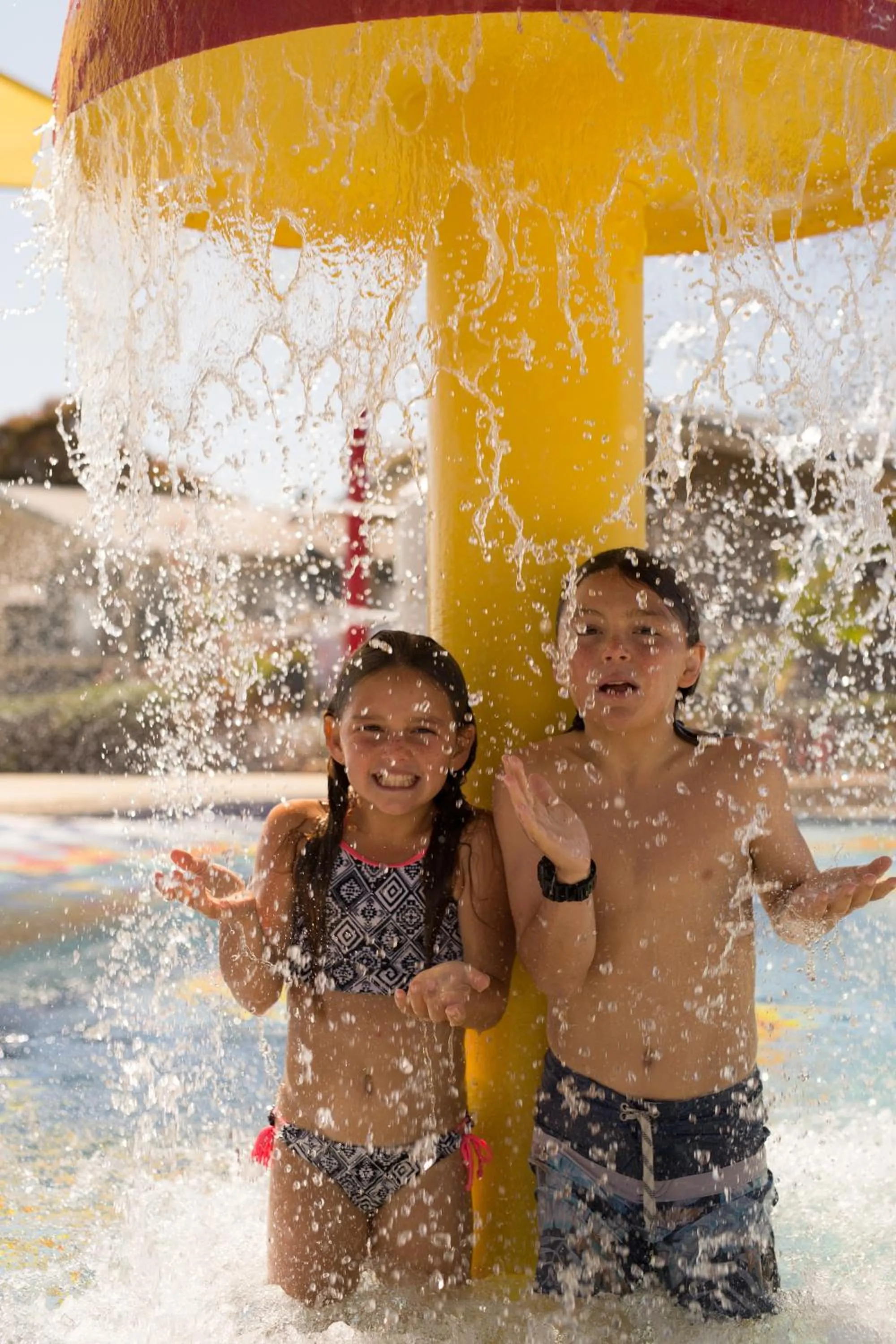 Aqua park in NRMA Merimbula Beach Holiday Resort