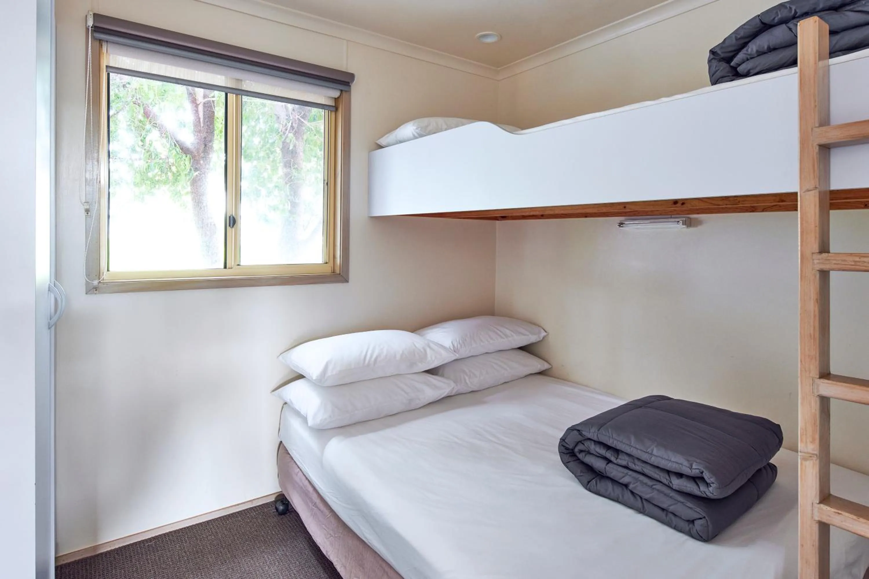 Bed in NRMA Merimbula Beach Holiday Resort