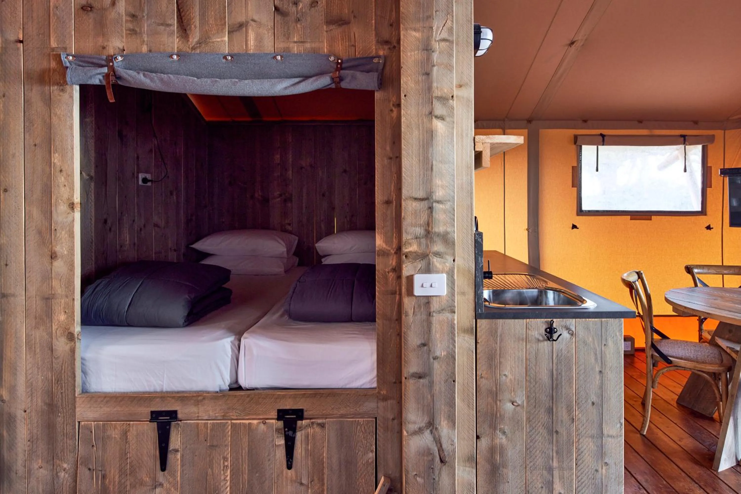 Bed in NRMA Merimbula Beach Holiday Resort