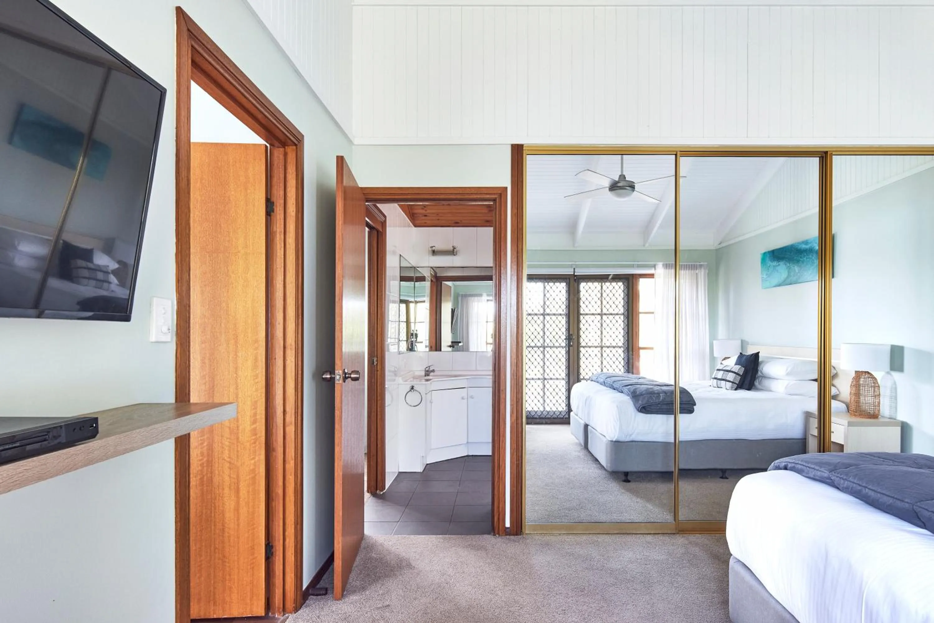 Bedroom, Bed in NRMA Murramarang Beachfront Holiday Resort