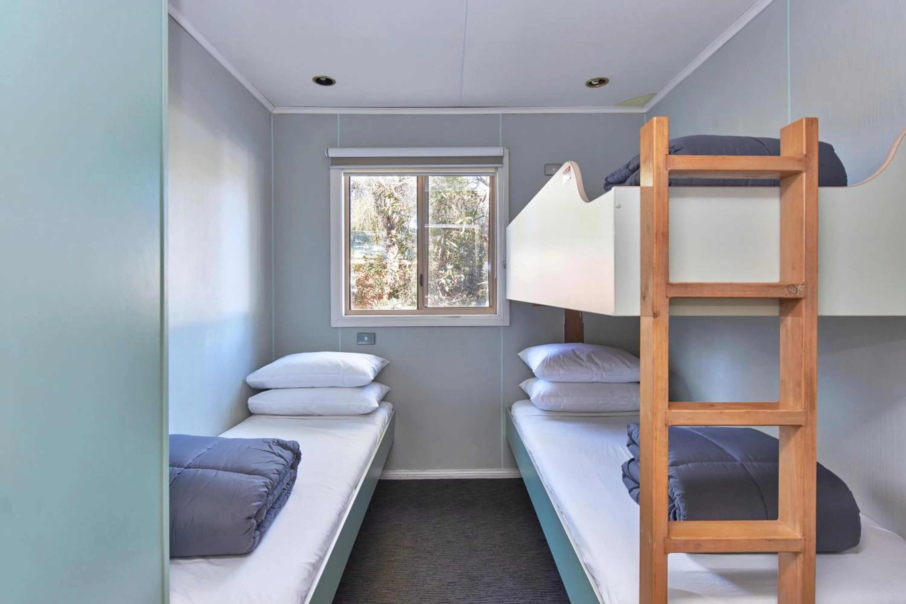 Bed in NRMA Ocean Beach Holiday Resort