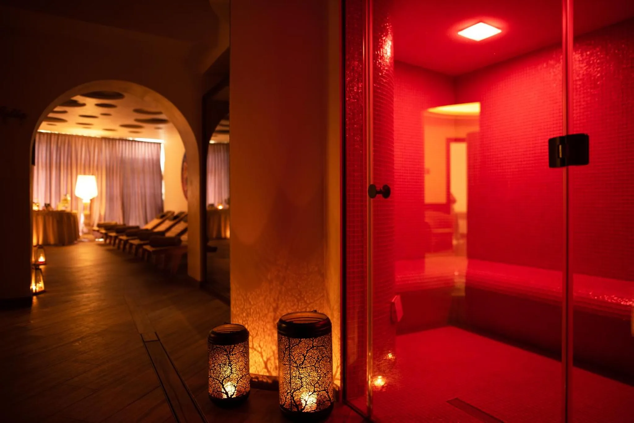 Sauna in Hotel Miramonti