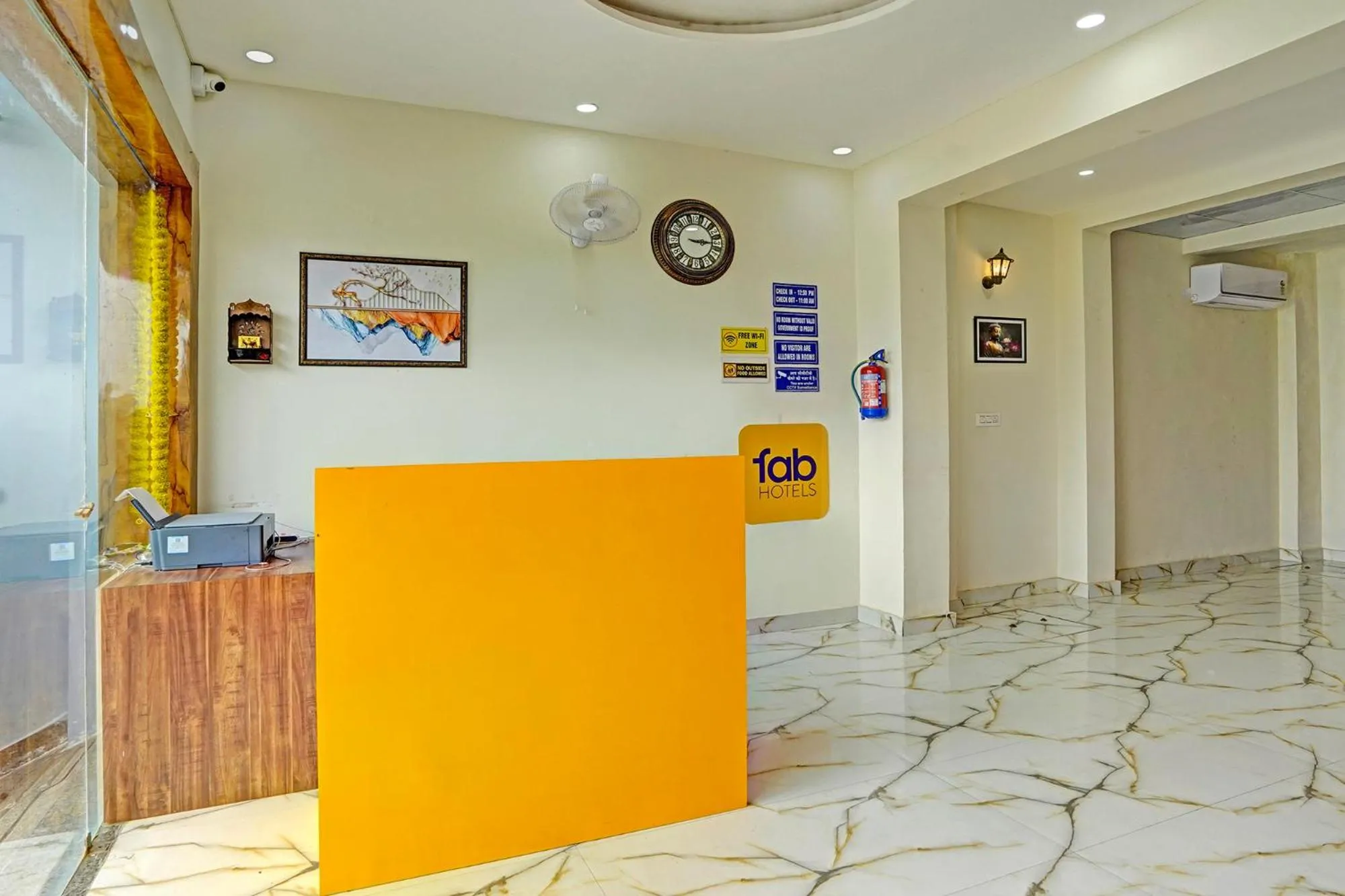 Bathroom in FabHotel The Viraaj - Gaur City Mall