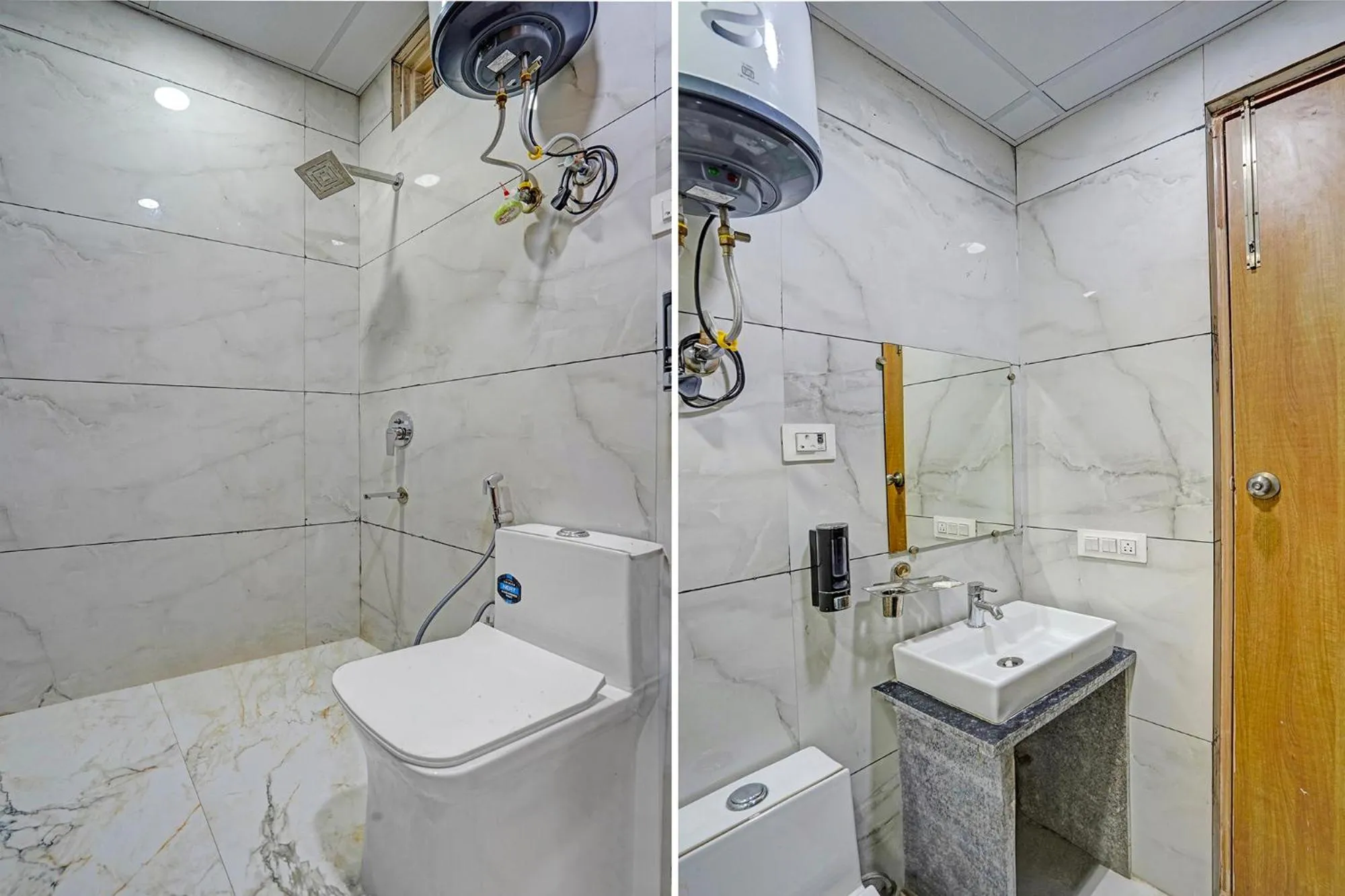 Bathroom in FabHotel The Viraaj - Gaur City Mall