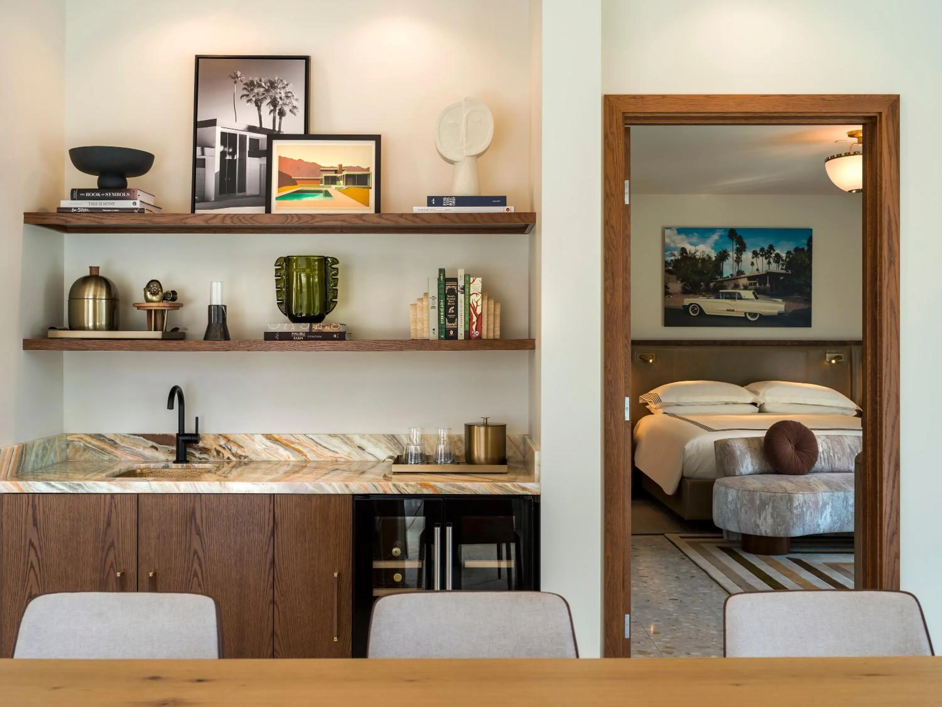 Living room in Thompson Palm Springs, By Hyatt