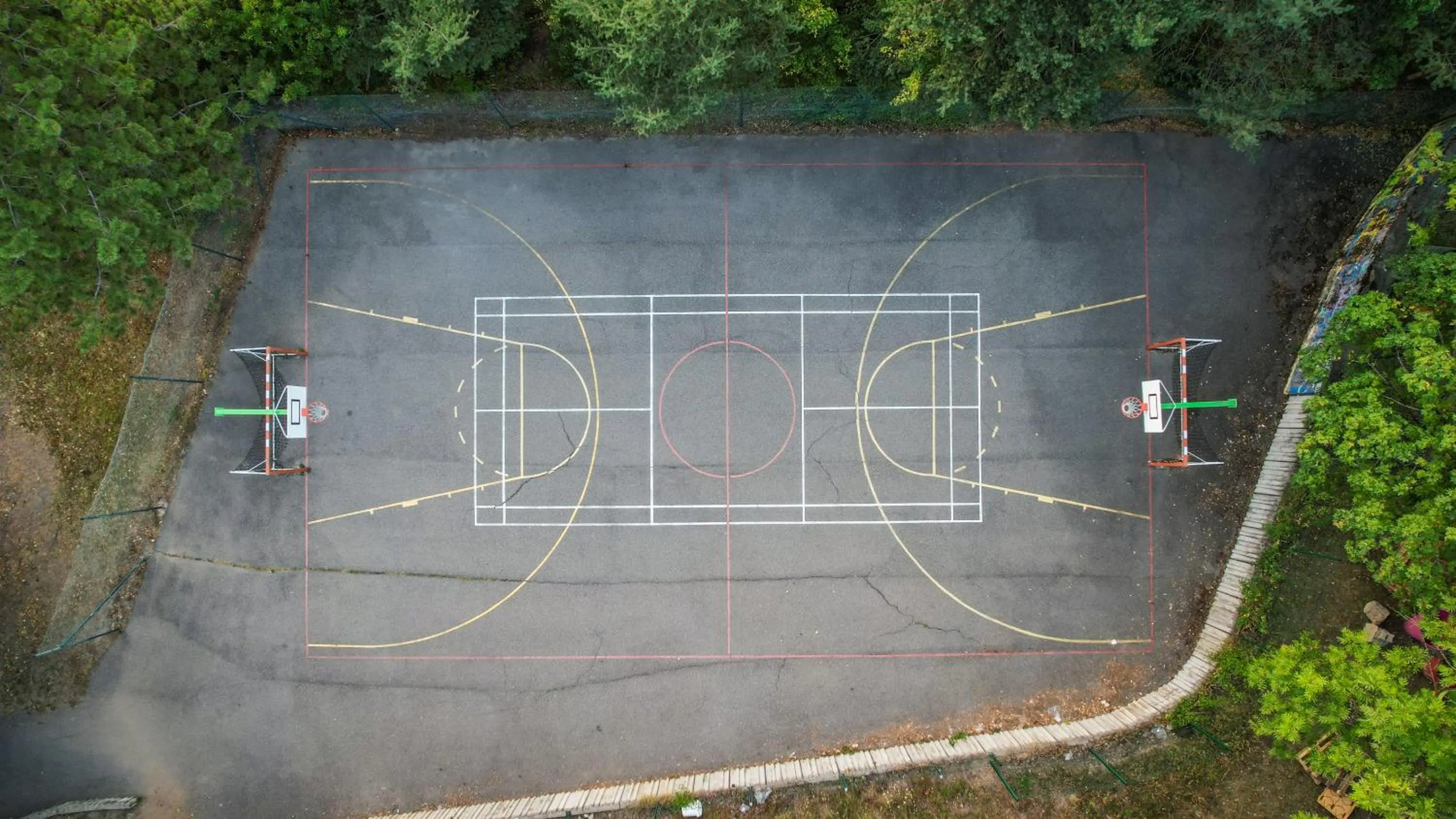 Bird's eye view in Village Club Les Hyvans