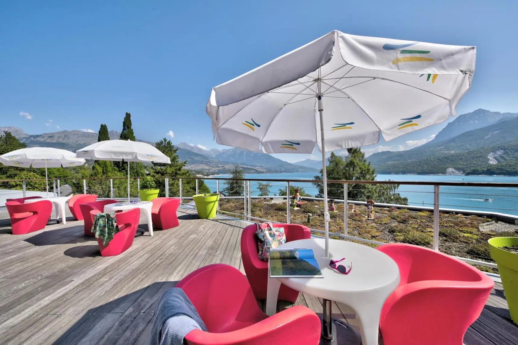 Lake view in Village Club Les Hyvans