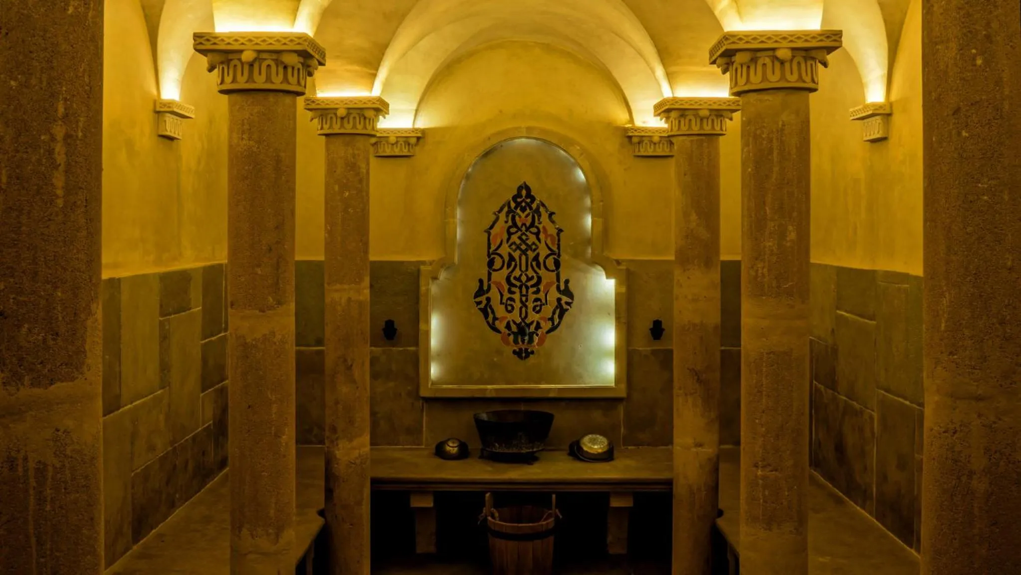 Steam room in Karawan Riad