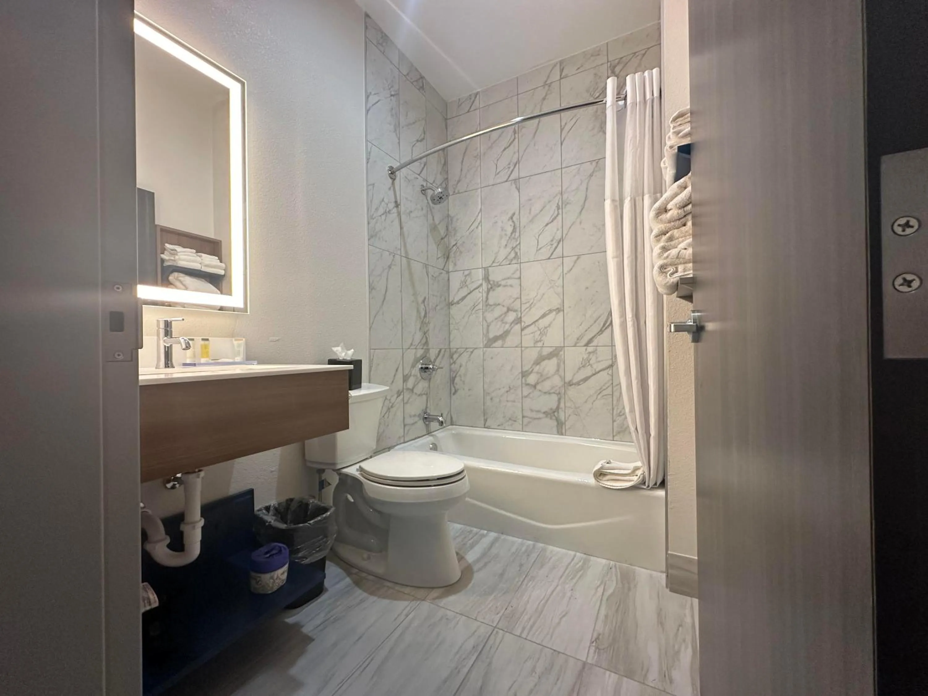 Bathroom in Microtel Inn & Suites by Wyndham Amarillo West