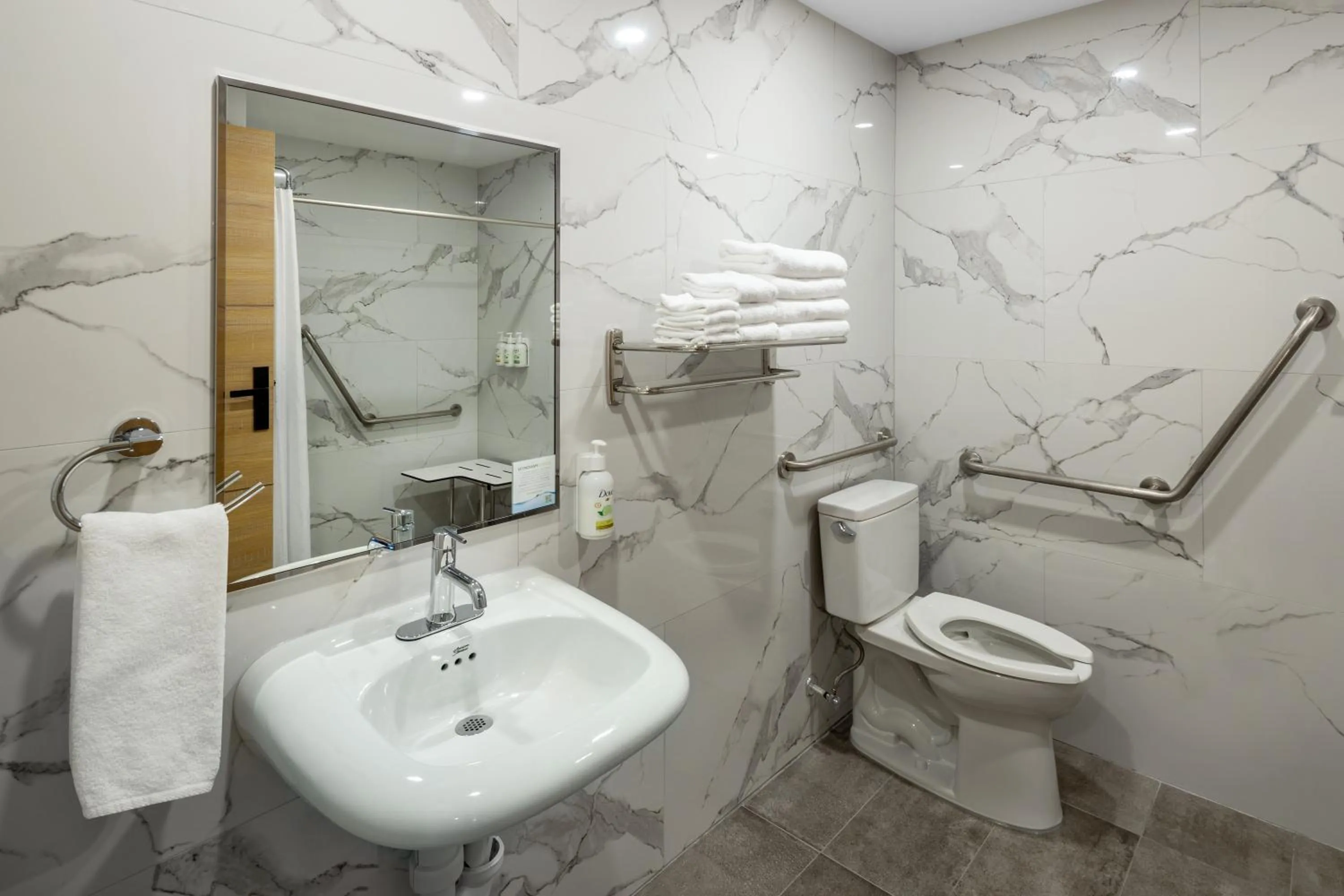 Bathroom in Baymont by Wyndham West Edmonton