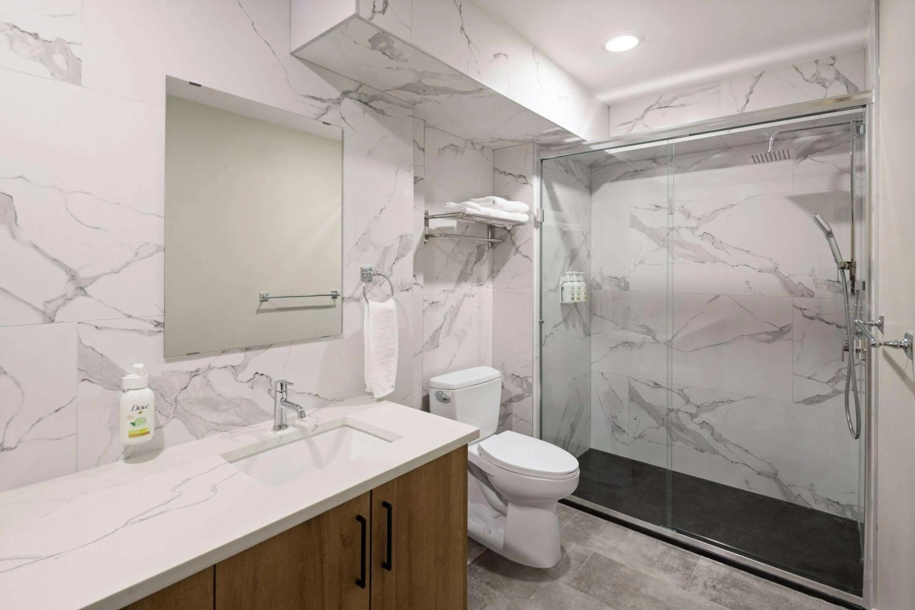 Bathroom in Baymont by Wyndham West Edmonton