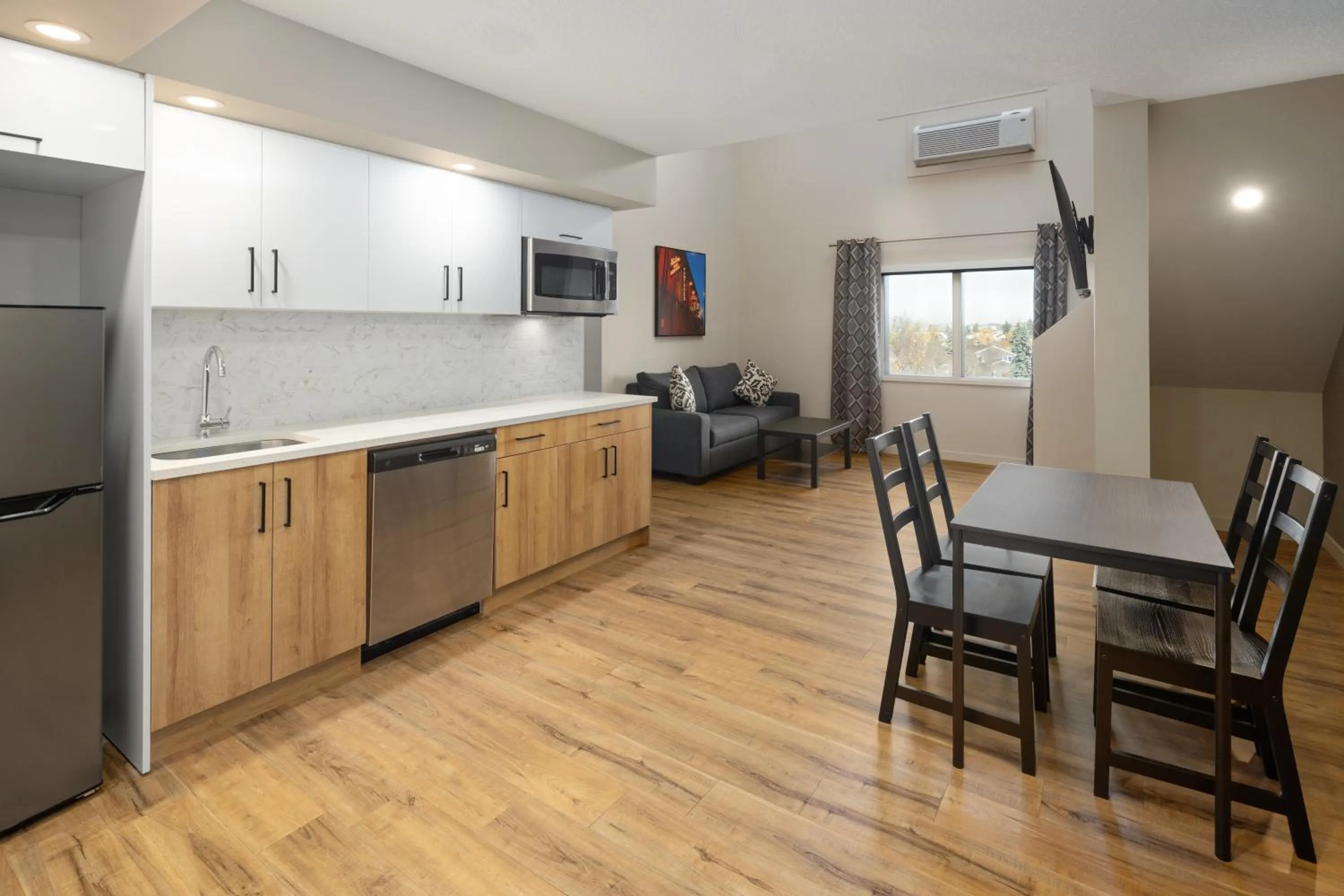 Kitchen or kitchenette in Baymont by Wyndham West Edmonton