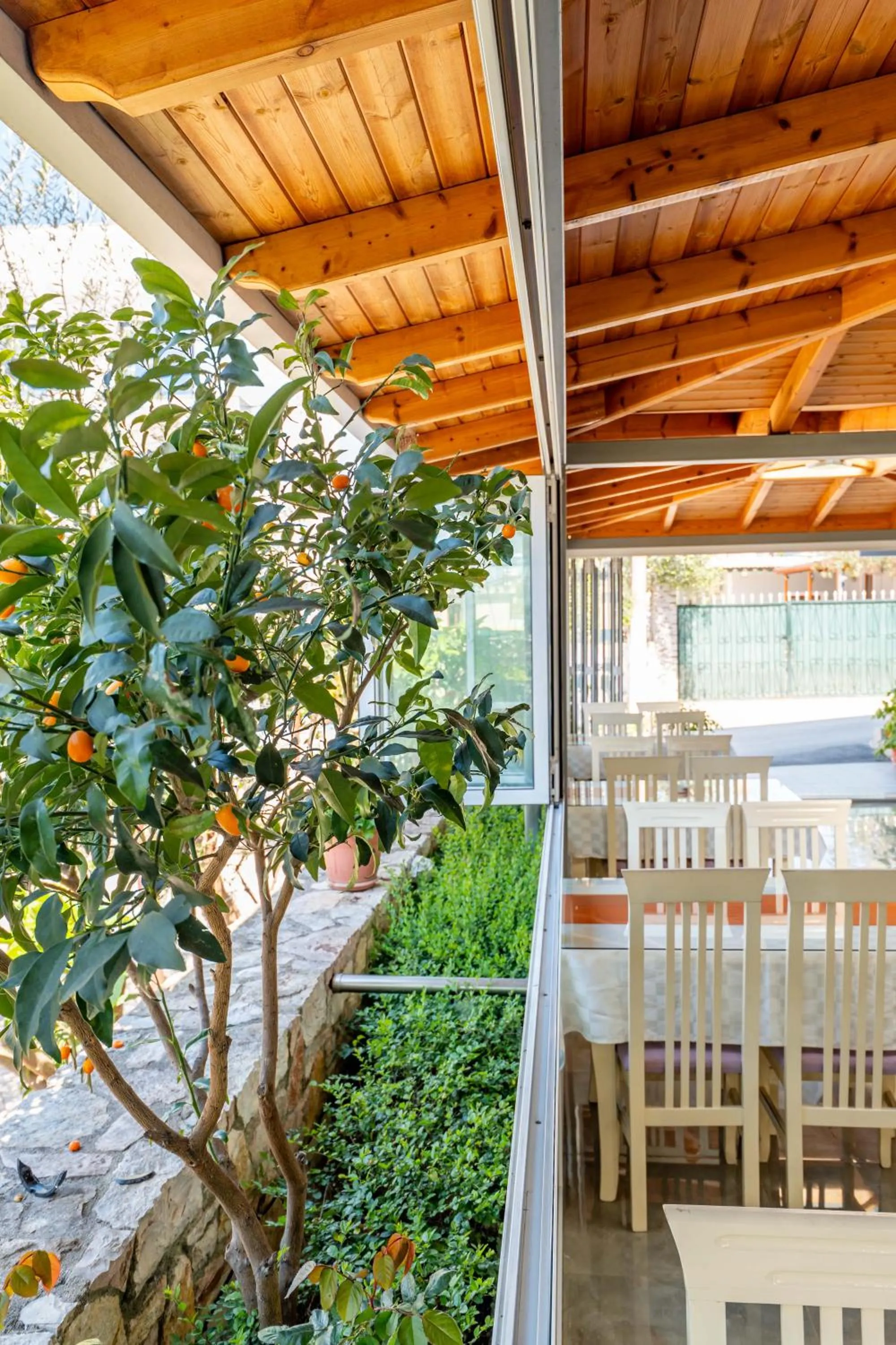 Patio in Aleksander ApartHotel