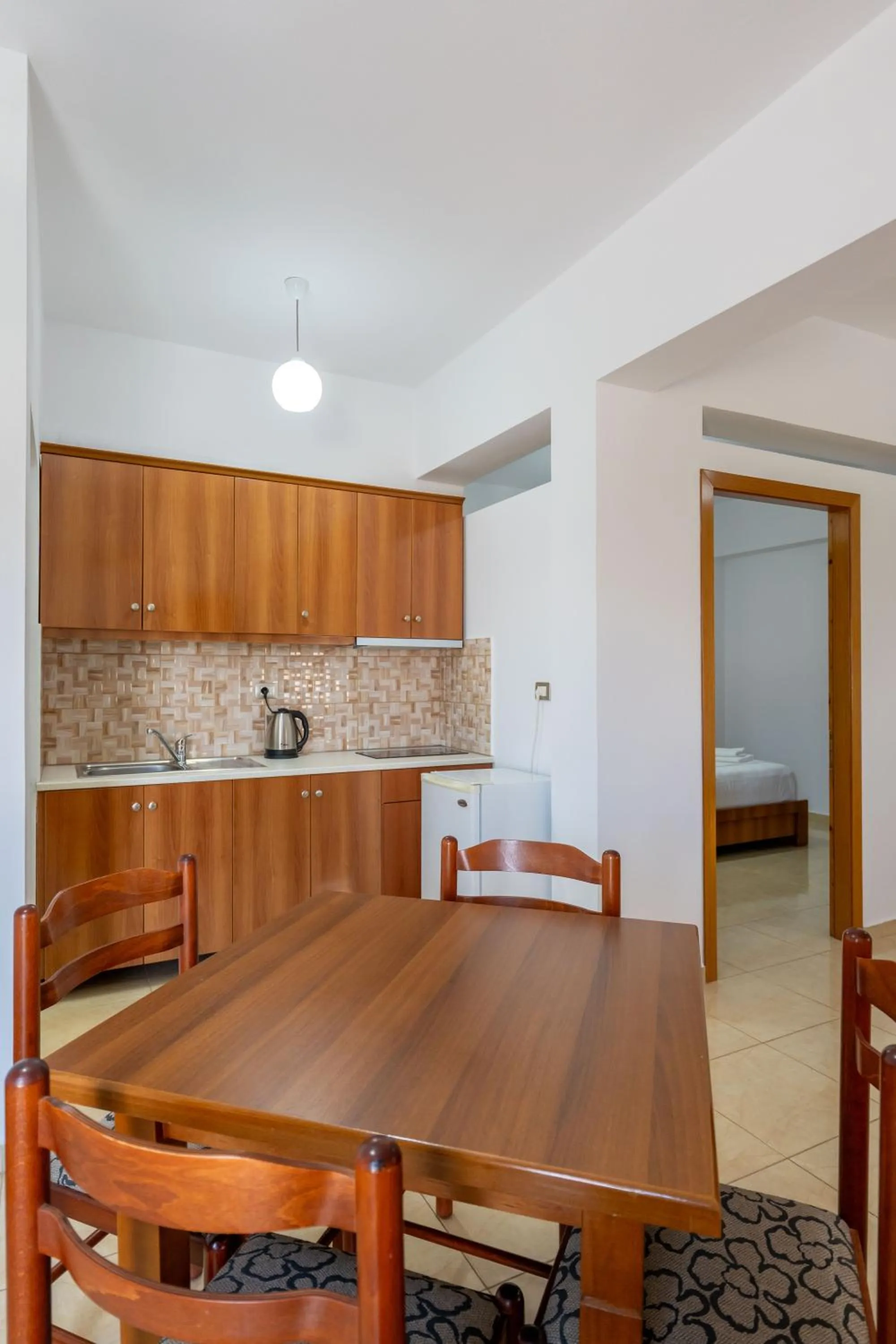 Kitchen or kitchenette in Aleksander ApartHotel