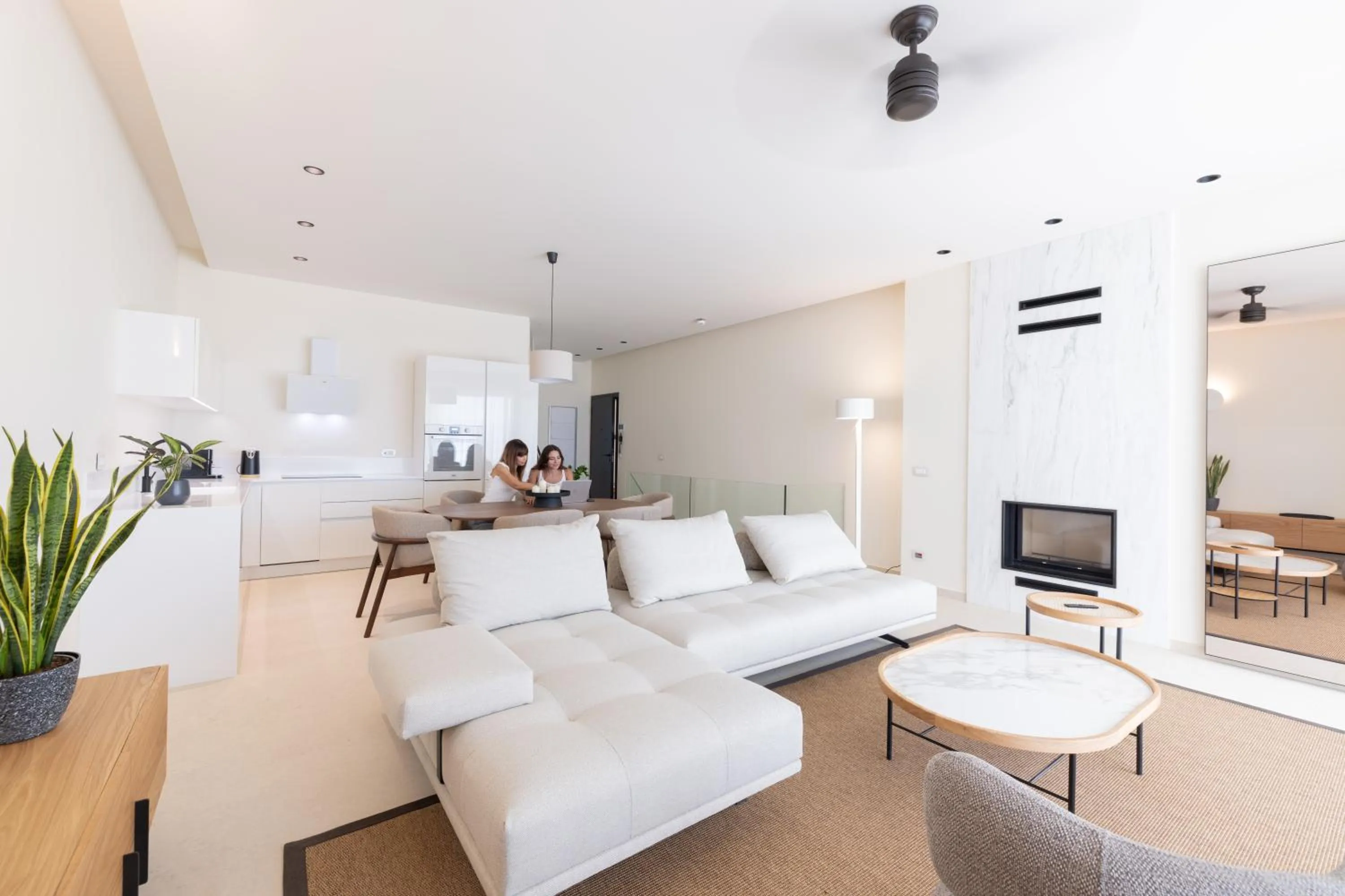 Living room in Ilva Suites