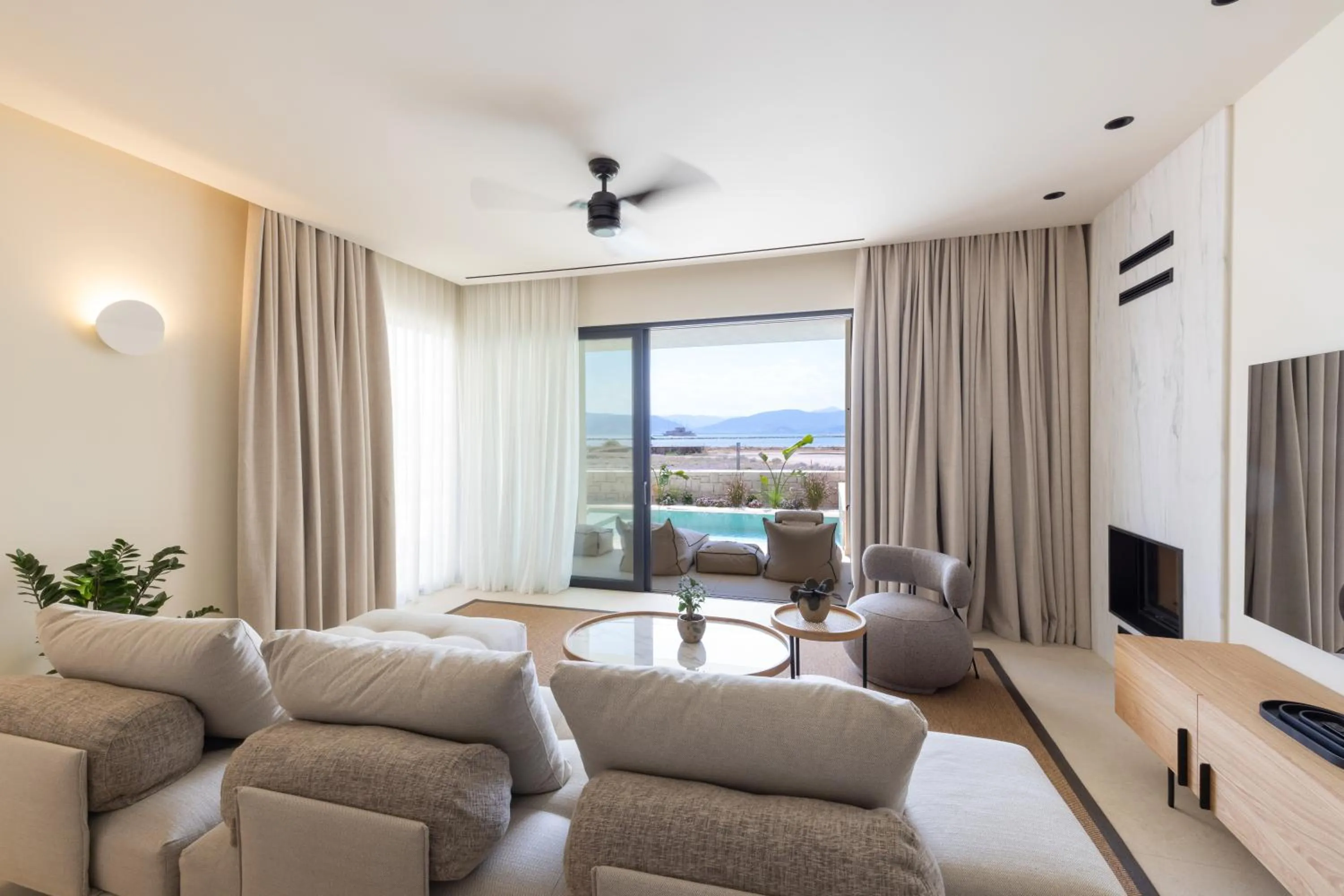 Living room in Ilva Suites