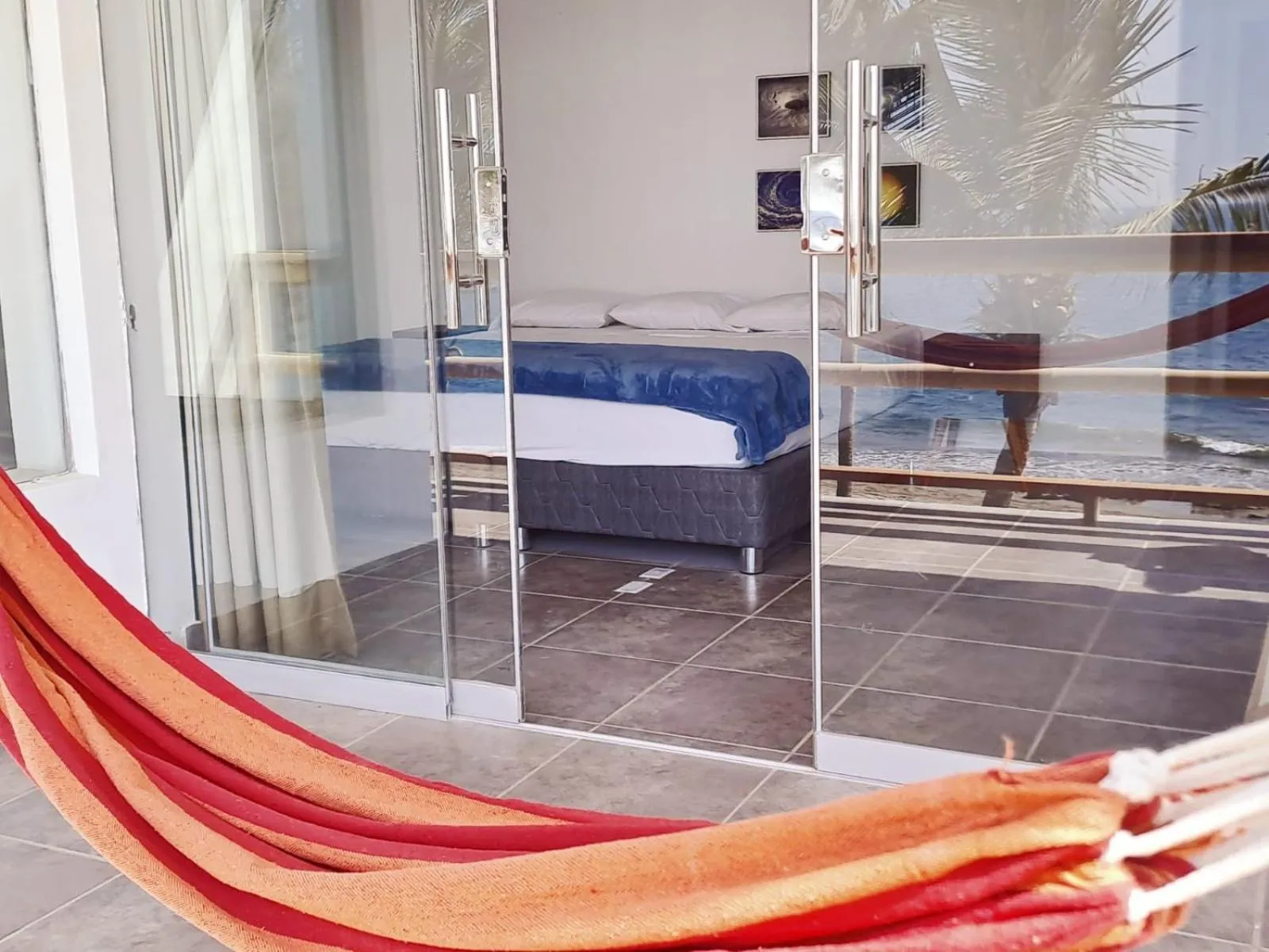 View (from property/room), Bed in H0TELIER Home, Máncora