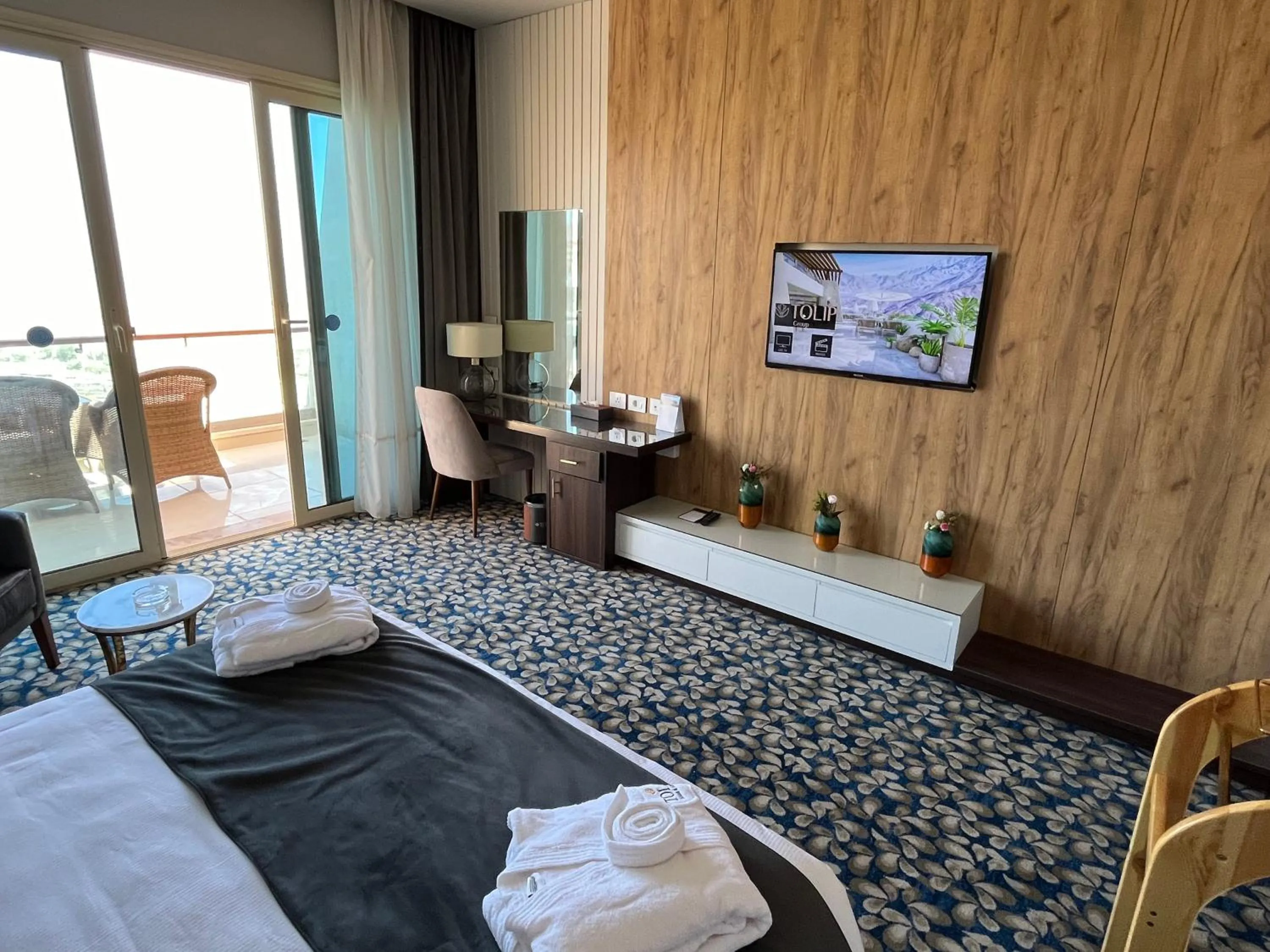 TV and multimedia, Bed in Tolip Resort El Galala Heights