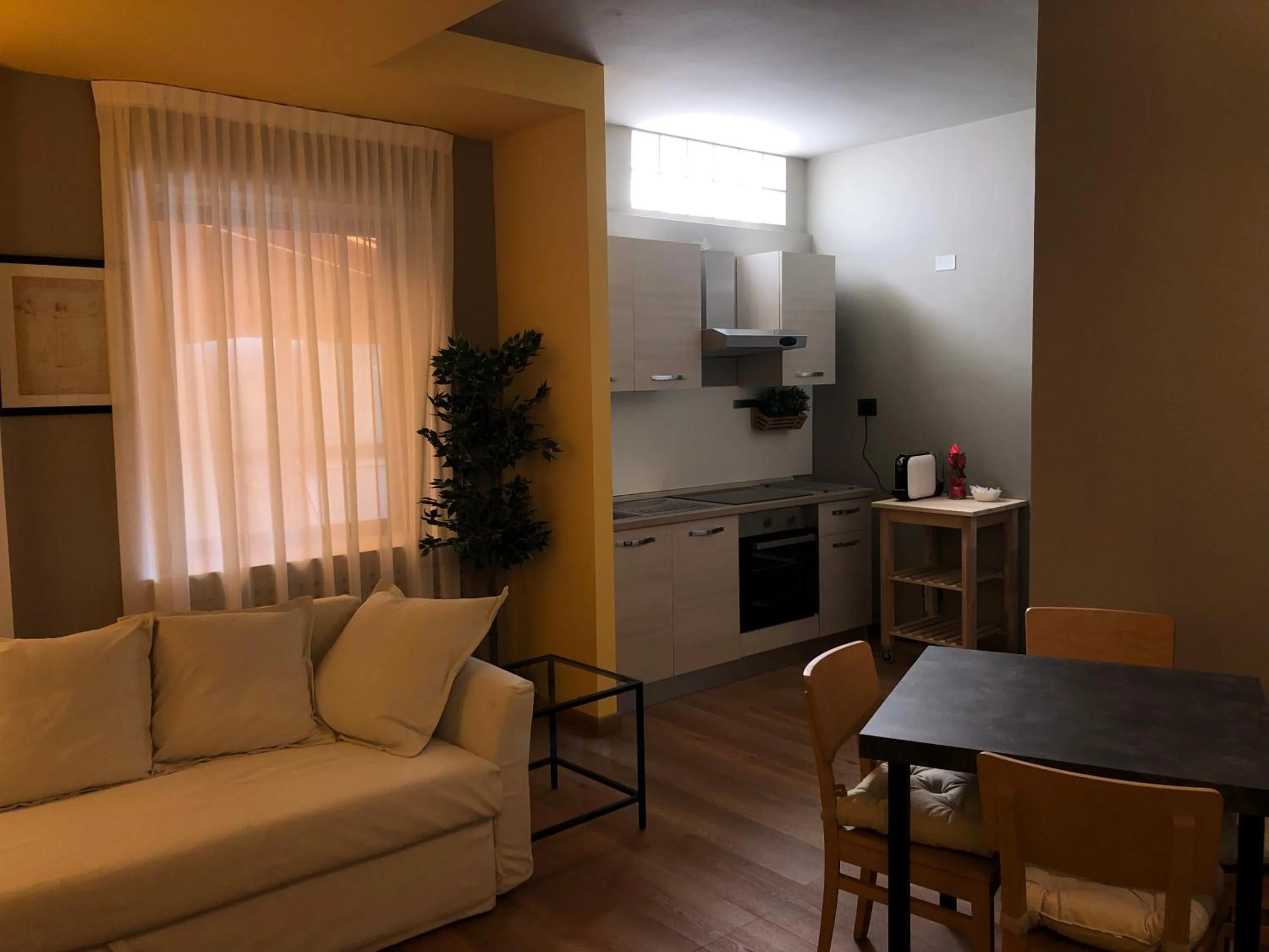 Kitchen or kitchenette in Apartment Hotel Marchesini