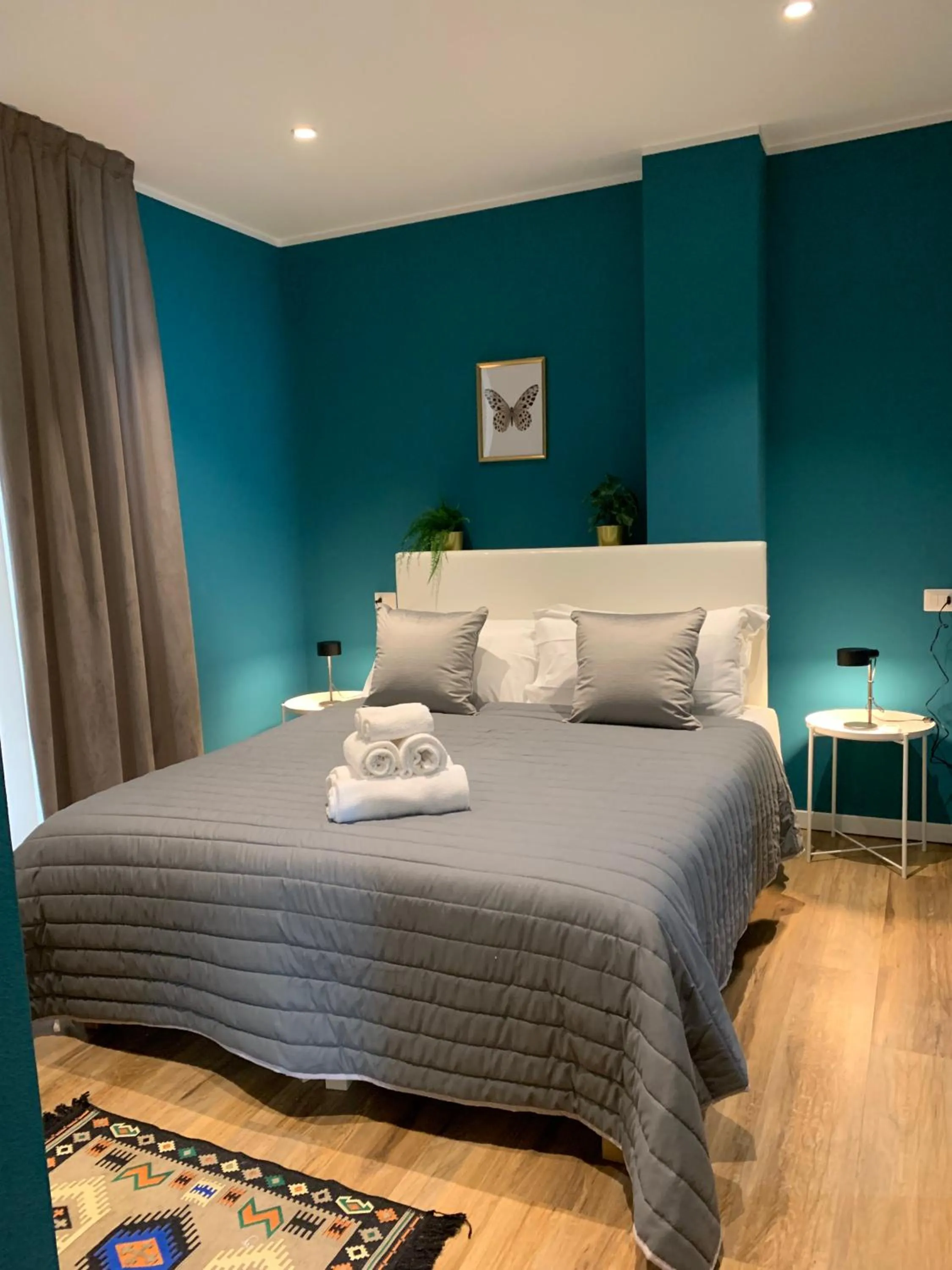 Bedroom, Bed in Apartment Hotel Marchesini