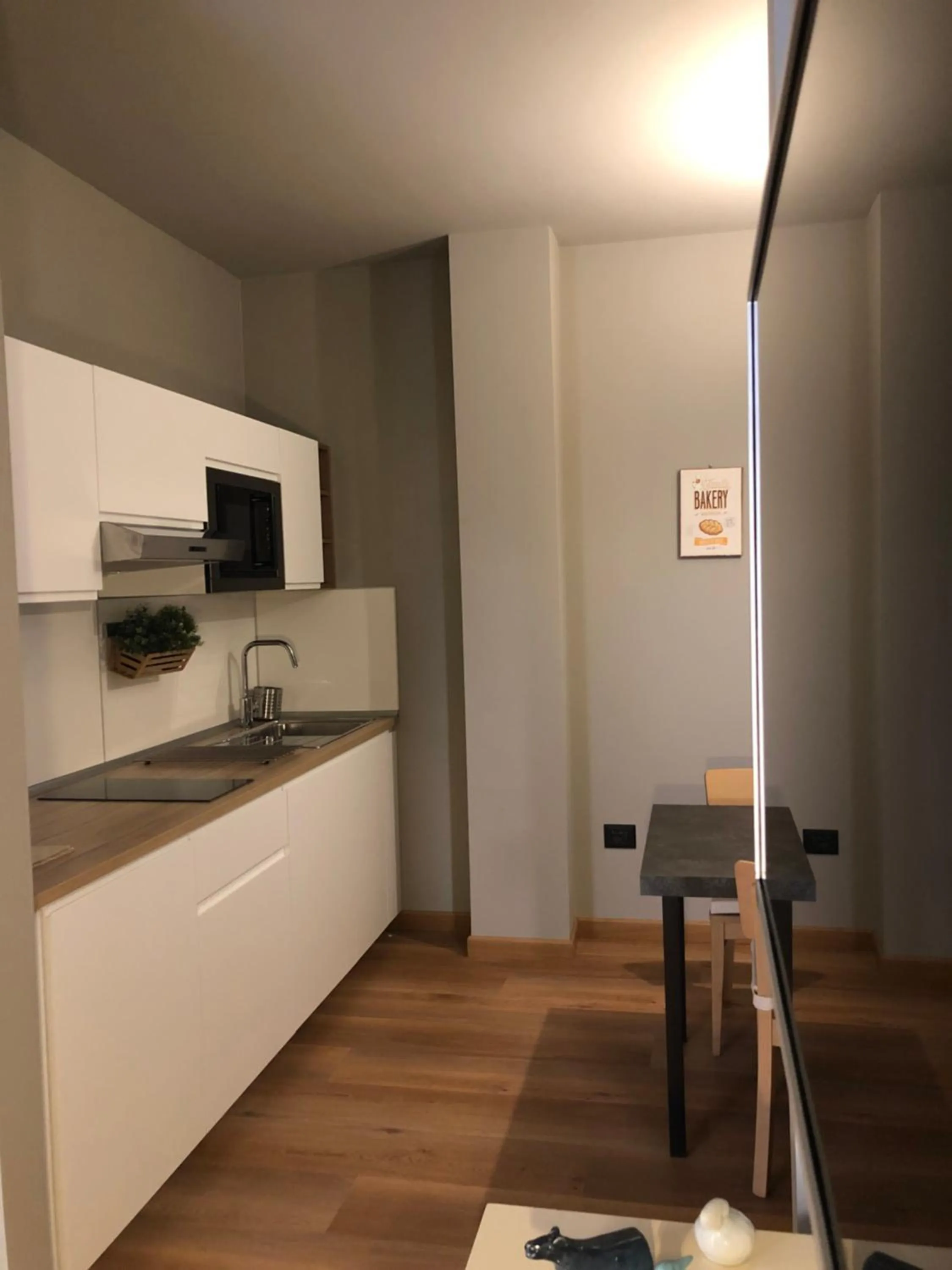 Kitchen or kitchenette in Apartment Hotel Marchesini