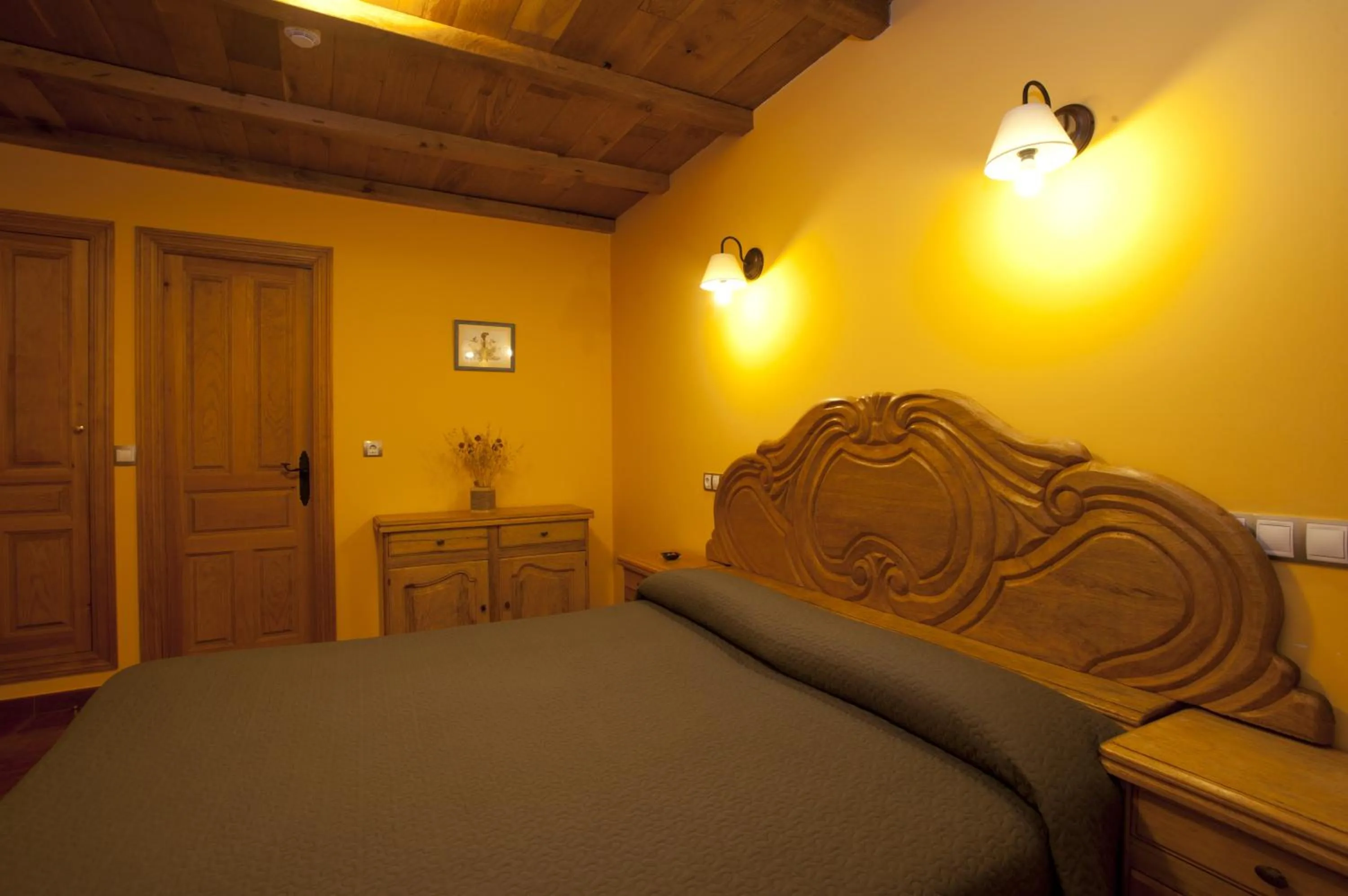 Bed in Posada Casa Rosalia