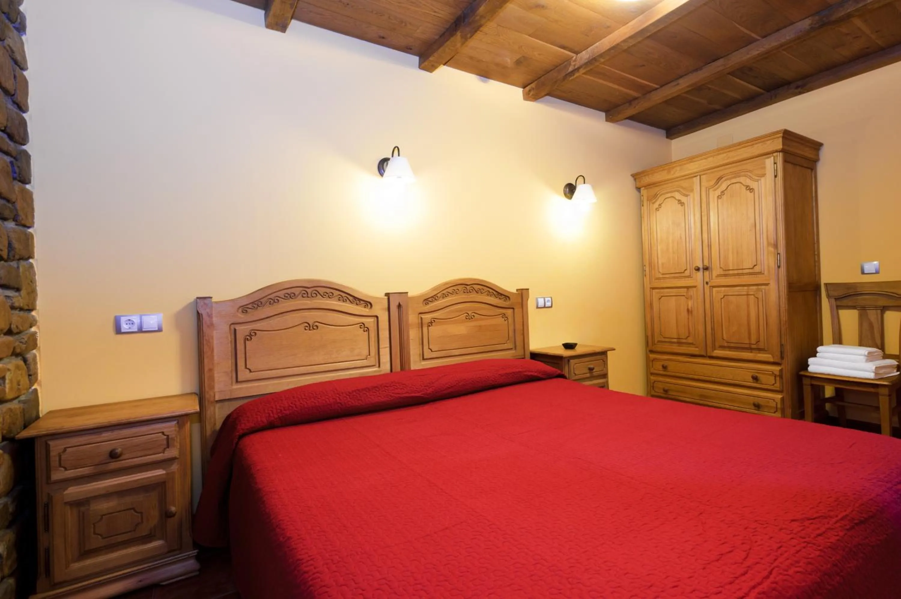 Bed in Posada Casa Rosalia