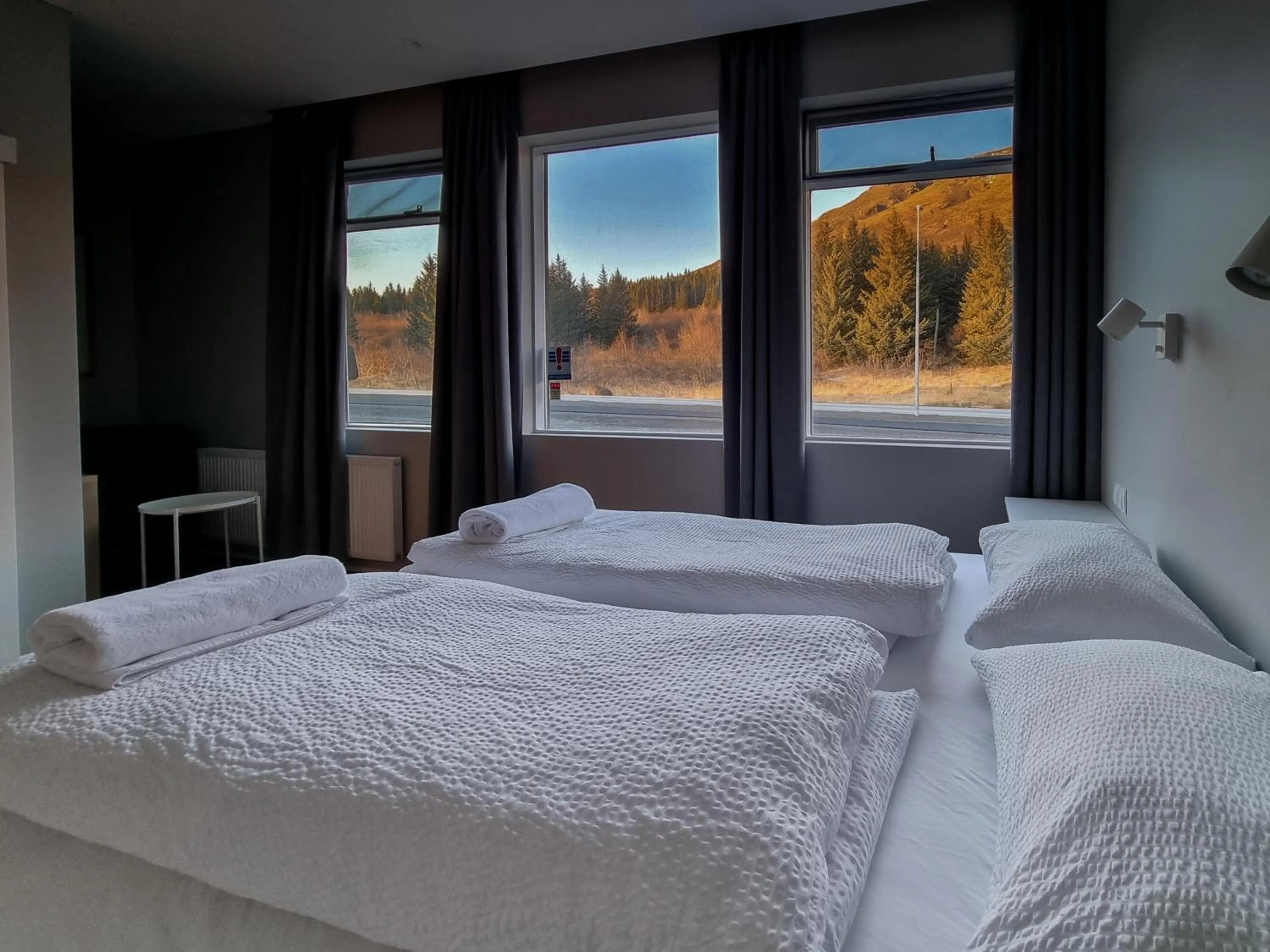 Bed in Hótel Laugarvatn