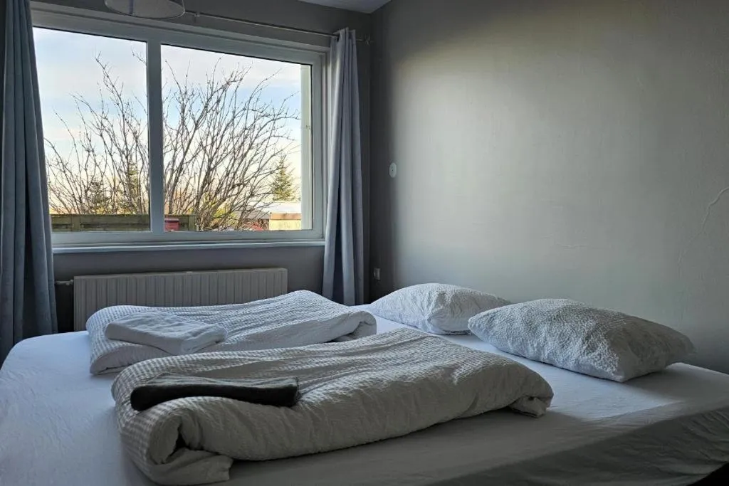 Bedroom, Bed in Hótel Laugarvatn