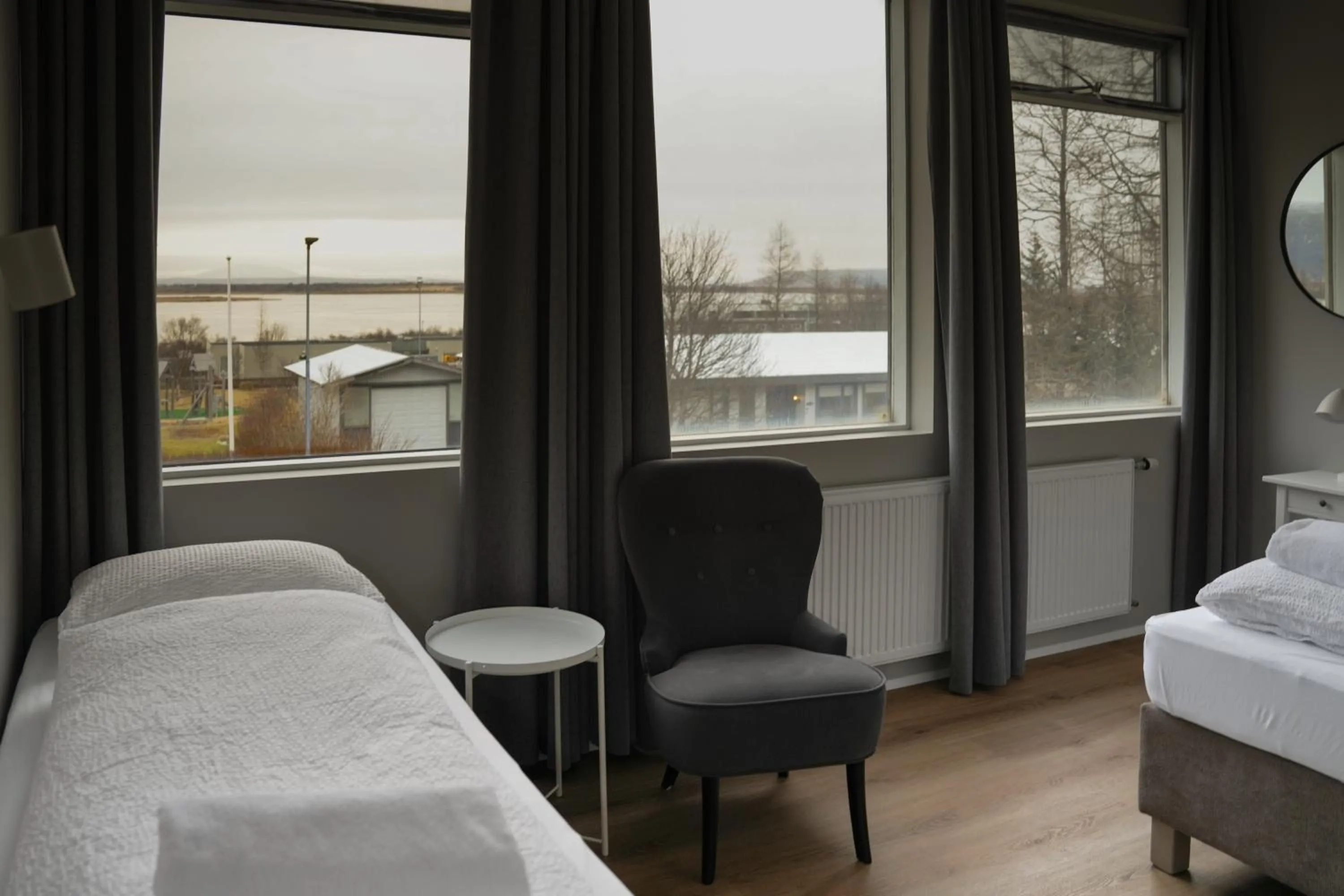 Bedroom, Bed in Hótel Laugarvatn