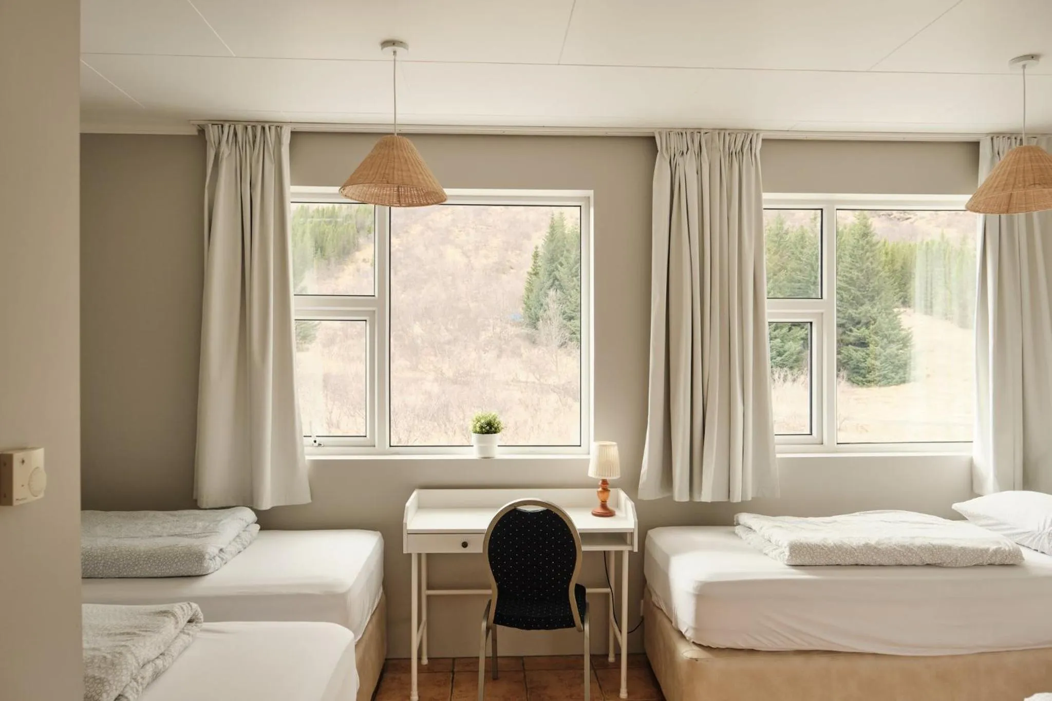 Photo of the whole room, Bed in Hótel Laugarvatn